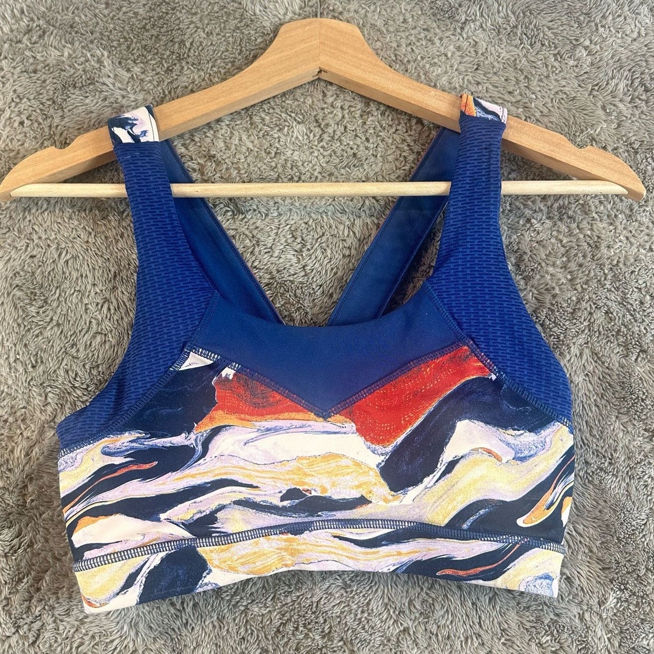 Other Cotton On Body Printed Sports Bra M Medium Yoga Pilates Size M / US 6-8 / IT 42-44 - 1 Thumbnail