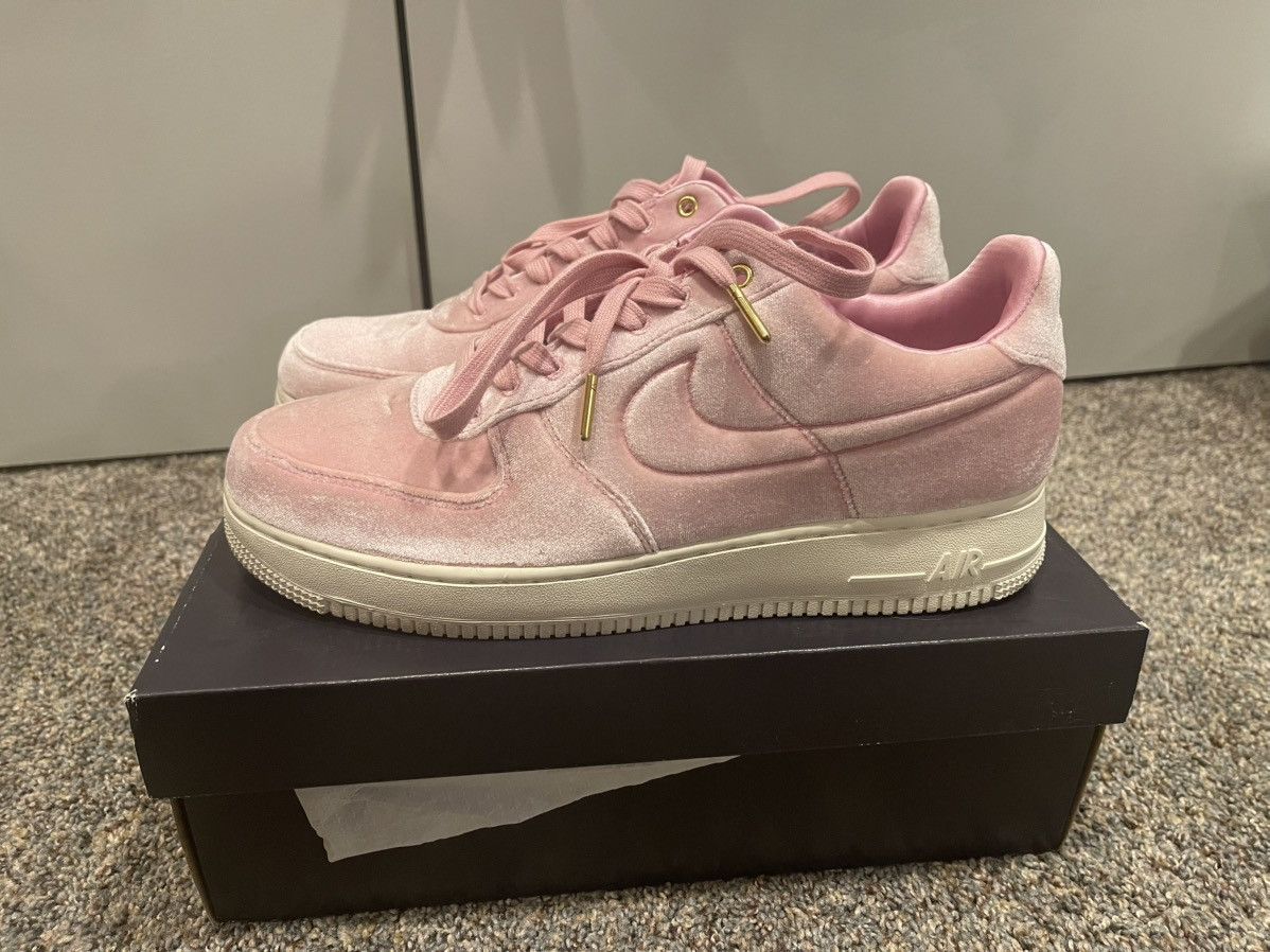 Sneakers Nike Velvet Air Force Pink Nike Air Force Low 07 Premium
