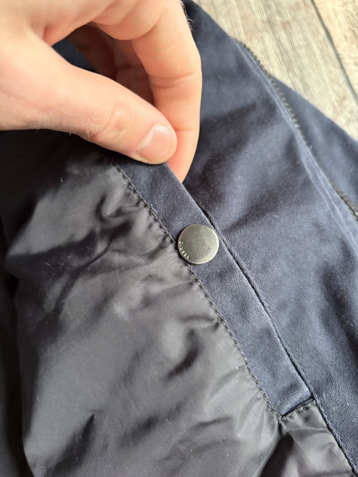 Diesel Diesel Moto Zip Avant Garde Men's Blue Bomber Jacket Size S Size US S / EU 44-46 / 1 - 9 Thumbnail