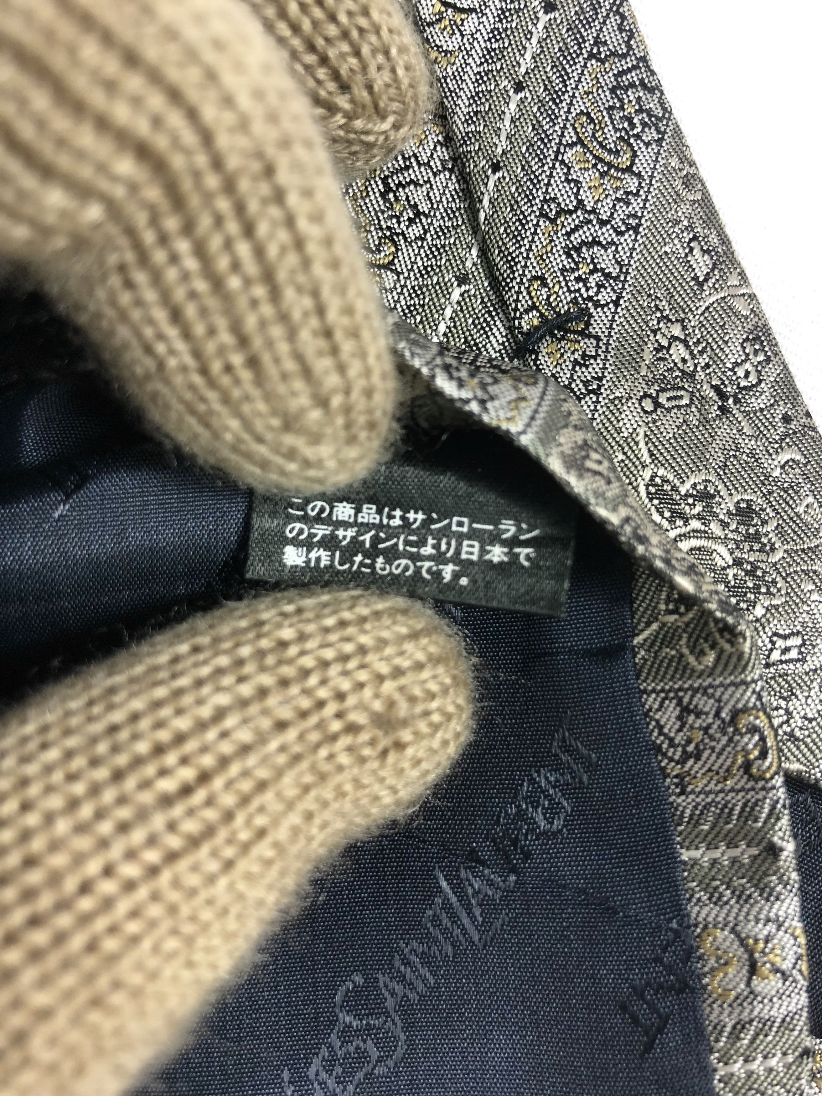 Yves Saint Laurent Rare Vintage Yves Saint Laurent YSL Silk Tie Size ONE SIZE - 9 Thumbnail