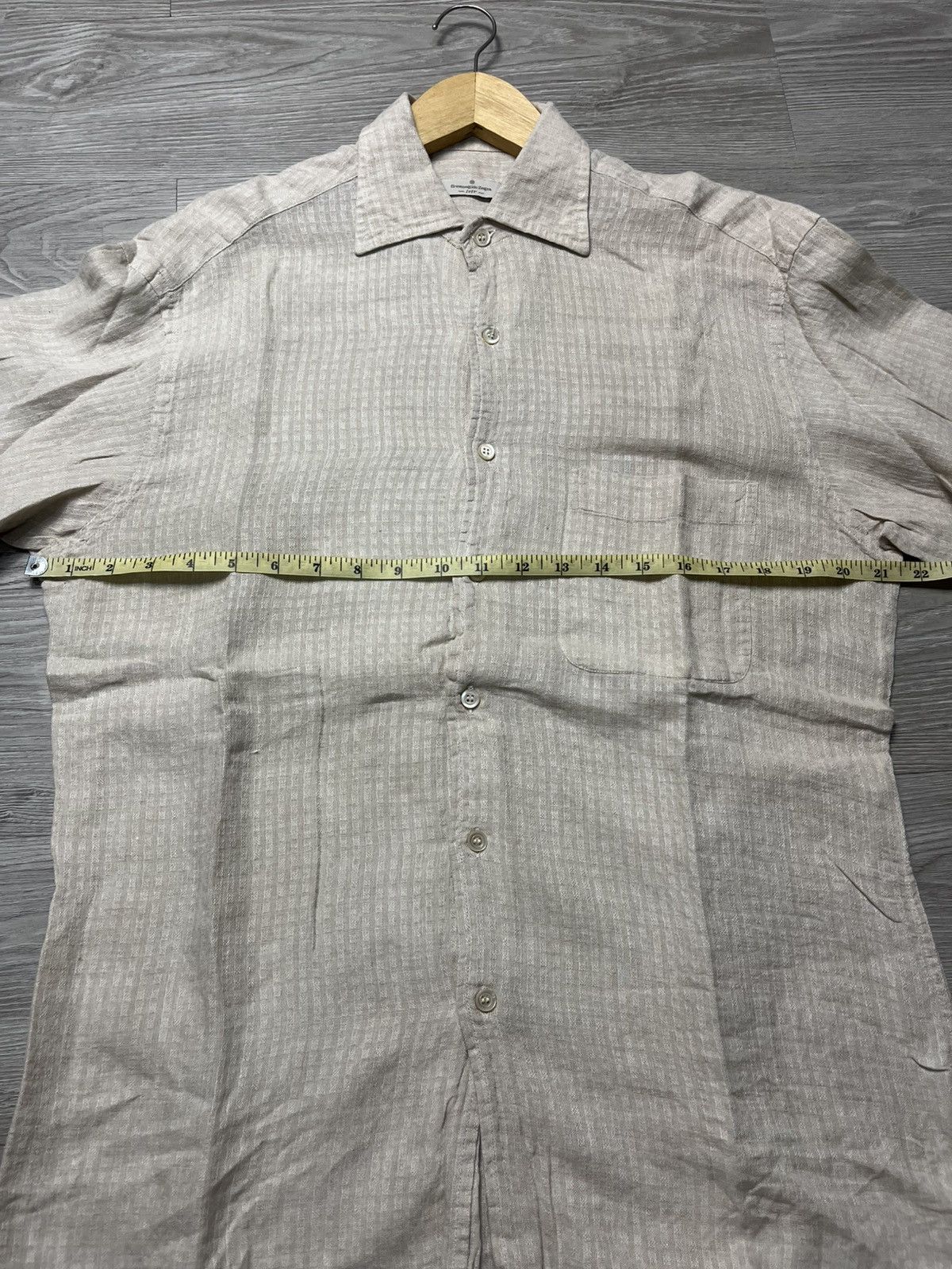 Ermenegildo Zegna Ermenegildo zegna Linen Shirt Size US L / EU 52-54 / 3 - 9 Thumbnail