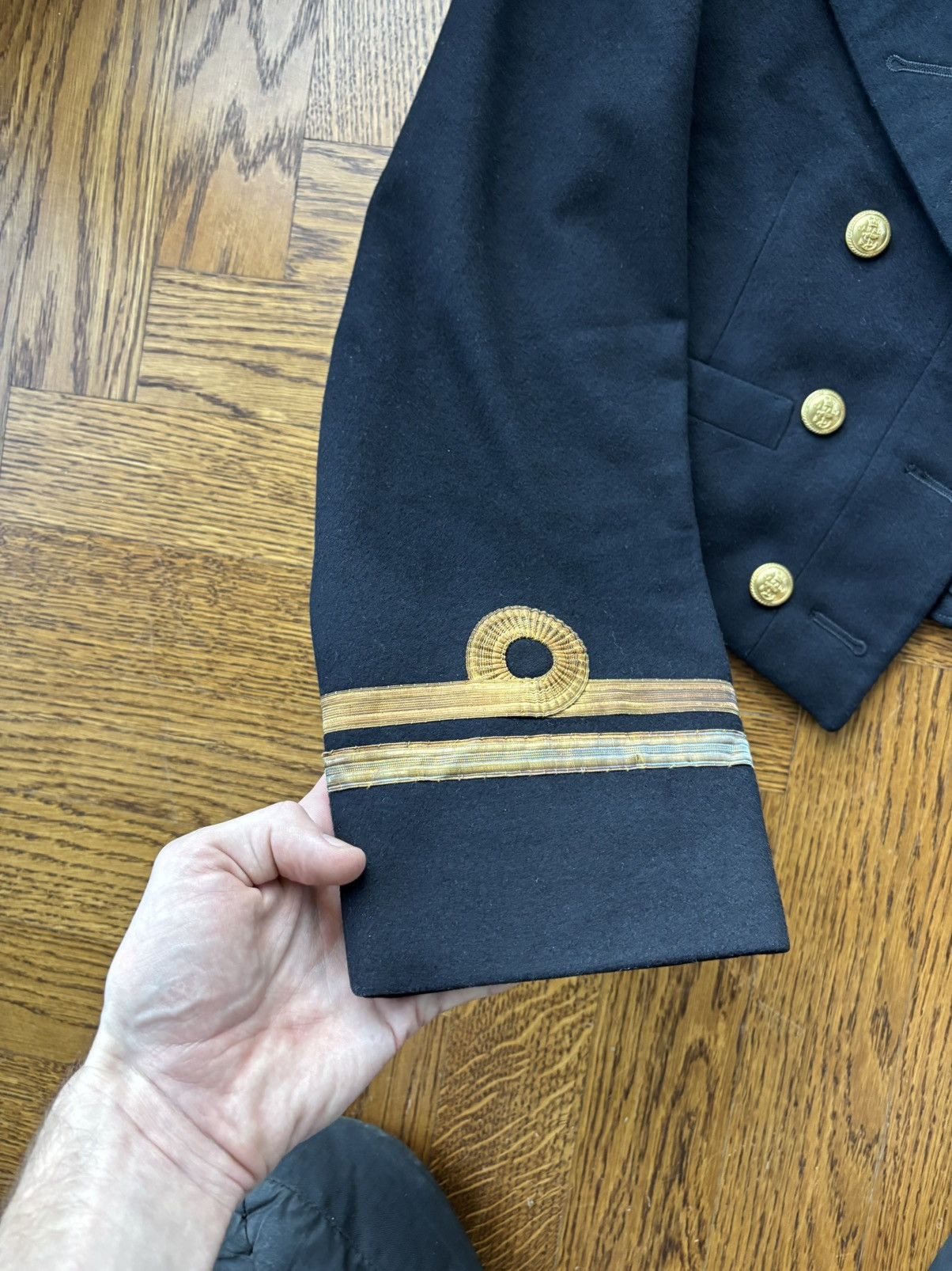 Vintage 1960s Royal Canadian Navy Mess Kit Vintage RCN Officer Suit Size 34R - 18 Thumbnail