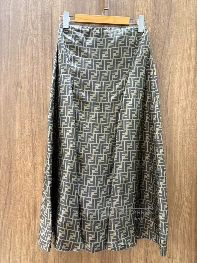 Fendi Fendi FF monogram skirt Size 25" / US 0 / IT 36 - 1 Thumbnail