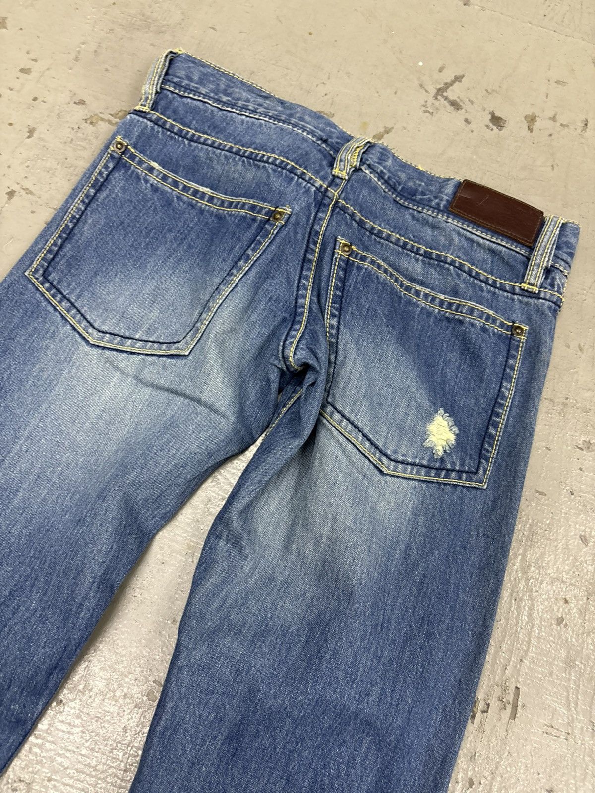 Kapital Kapital sashiko reworks Slim Straight Ozoc Distressed Flared Size US 30 / EU 46 - 9 Thumbnail