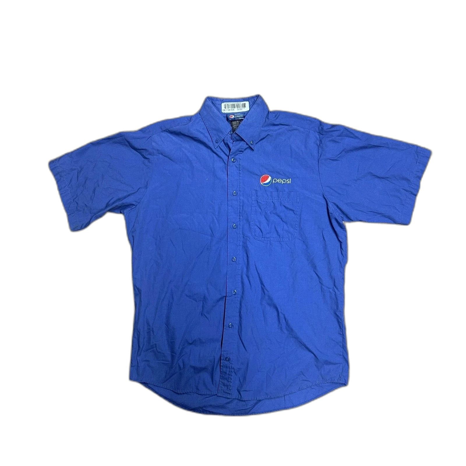 Pepsi Pepsi Work Uniform Aramark Button Shirt Mens XXL Size US XXL / EU 58 / 5 - 1 Thumbnail
