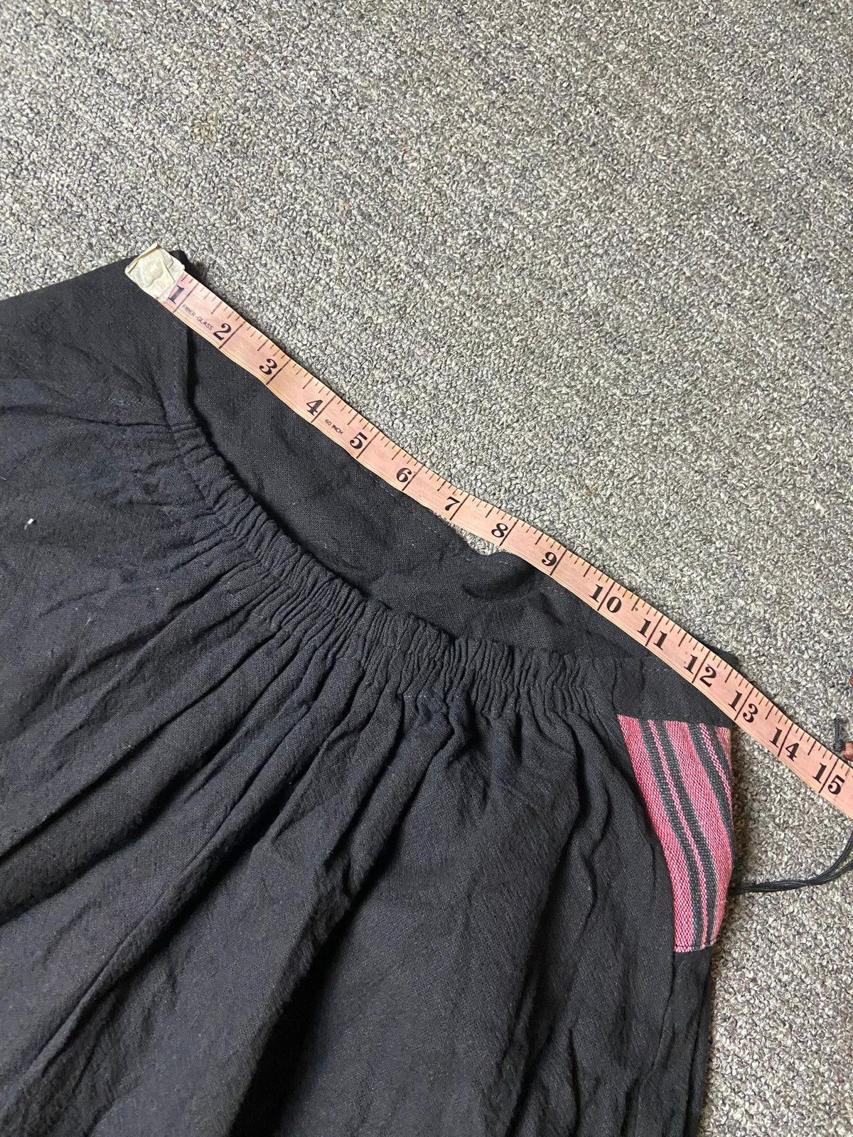 Japanese Brand Vintage Geomatric Harem Wide Leg Style Pants (147) Size 23" - 3 Thumbnail