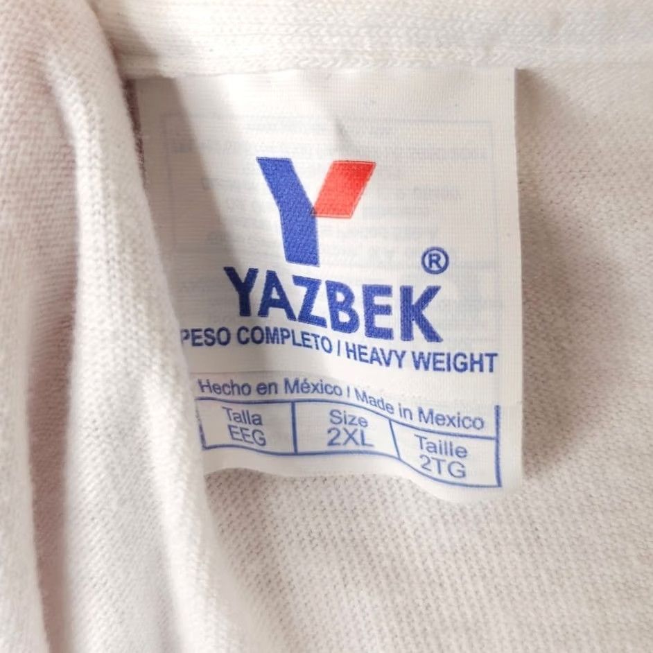 Speedo Lake Picachos Bass Fishing T Shirt Mens Size 2XL White Yazbek Crew Neck Long Sleeve Cotton Vintage N/A Size US XXL / EU 58 / 5 - 7 Thumbnail