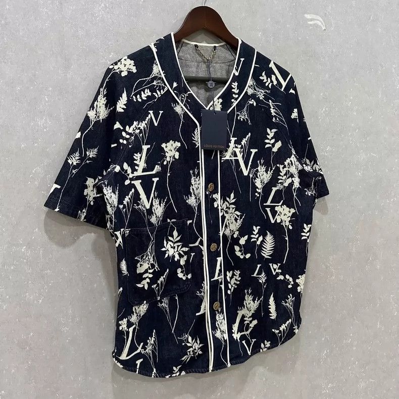Louis Vuitton Louis Vuitton Wheat Spike Printed Full Print Denim Classic Size US S / EU 44-46 / 1 - 3 Thumbnail