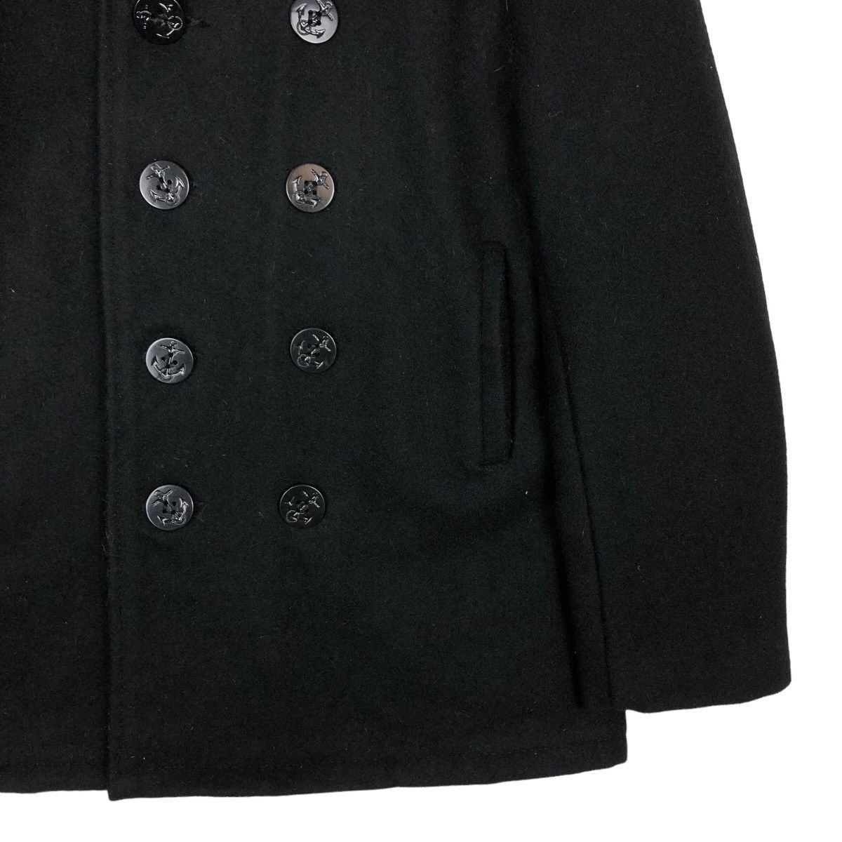 Schott 🔥Vintage 740 USN Pea Jacket Wool Double Breast Made in USA Size US M / EU 48-50 / 2 - 5 Thumbnail