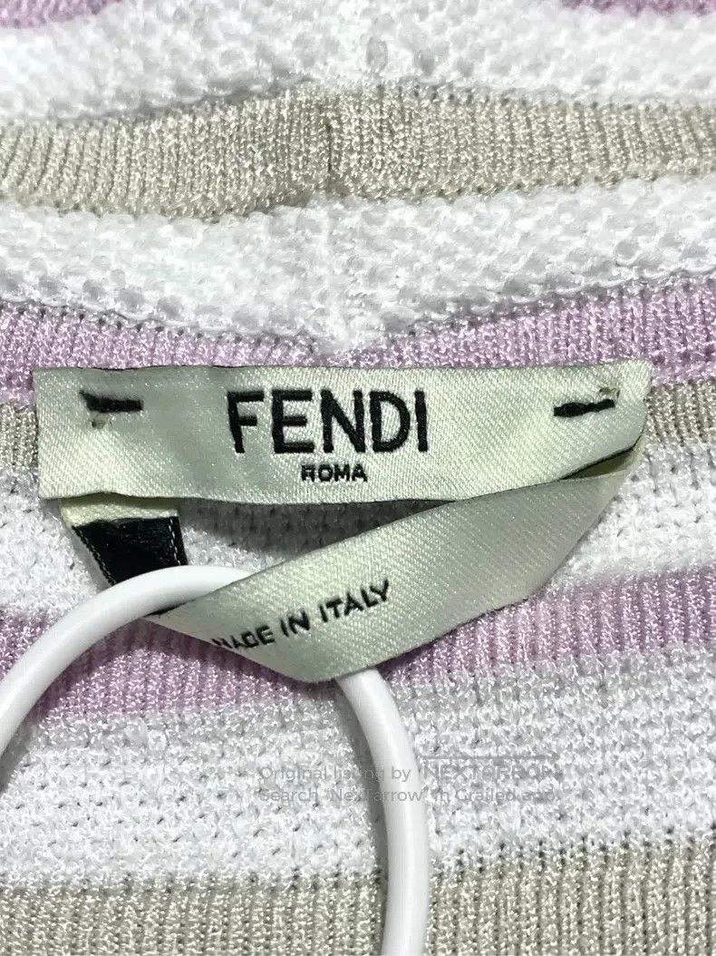 Fendi Fendi Striped Knit Cardigan Jacket Size XS / US 0-2 / IT 36-38 - 5 Thumbnail