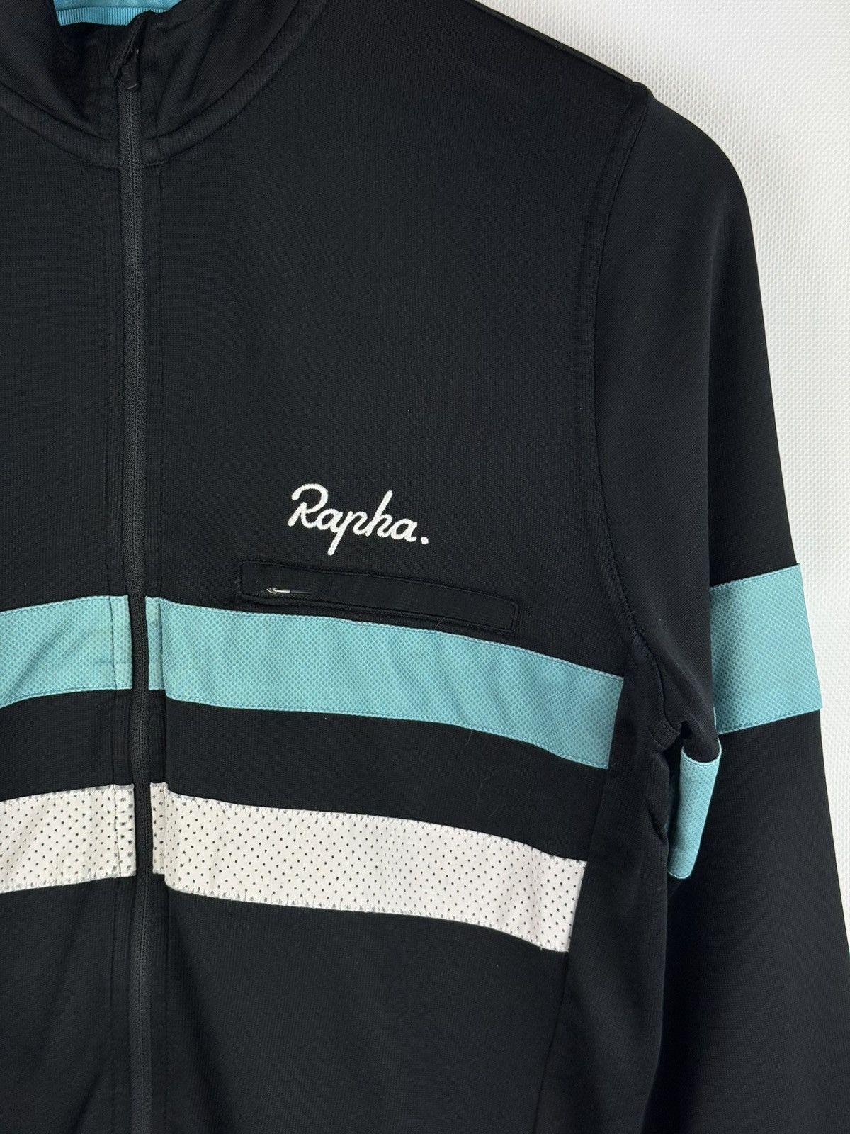 Rapha Rapha Team Sky Men’s Full Zip Cycling Long Sleeve Jersey Size US S / EU 44-46 / 1 - 8 Thumbnail