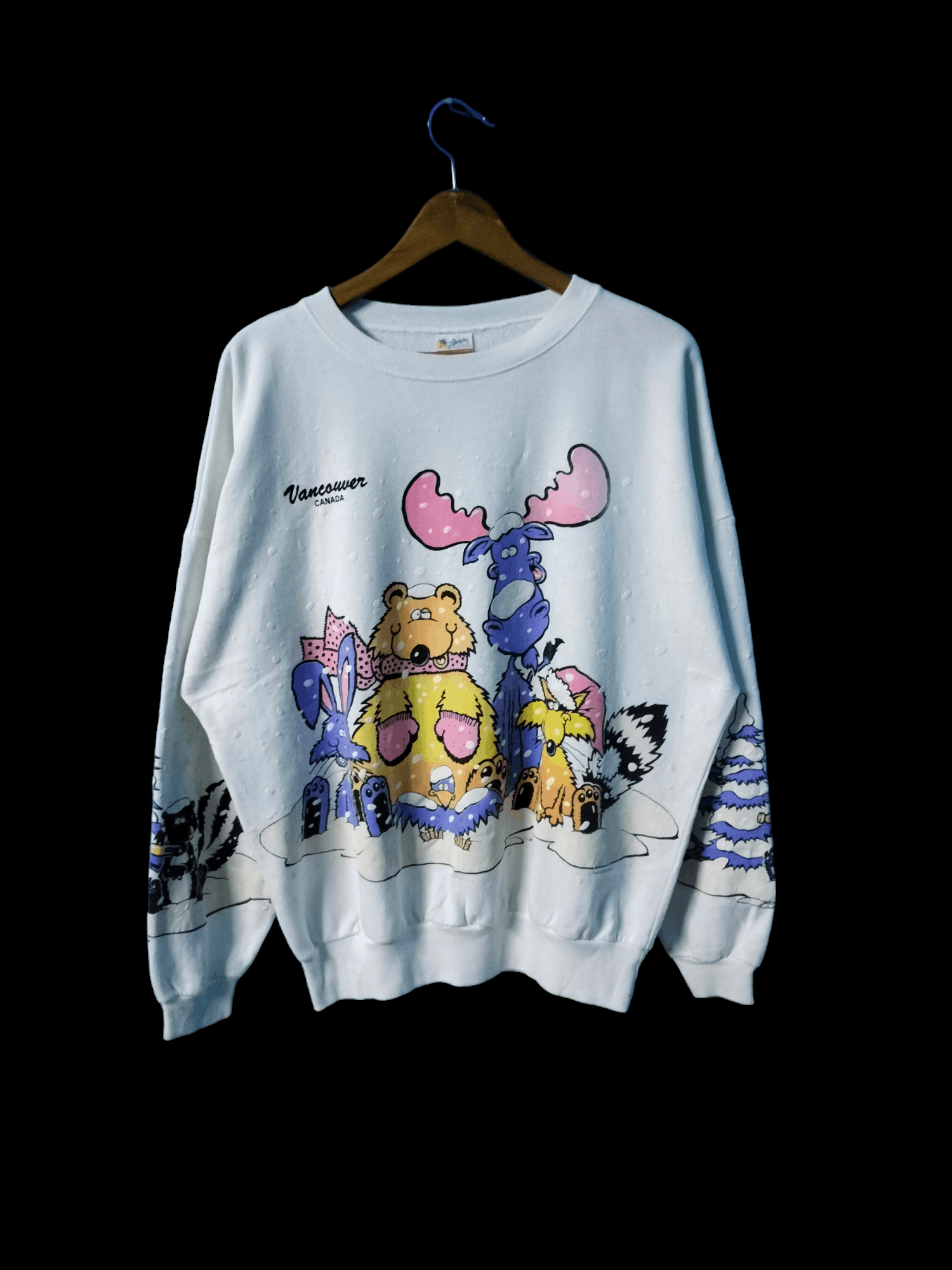 Vintage vintage 90s VANCOUVER CANADA sweatshirt Size US L / EU 52-54 / 3 - 1 Thumbnail