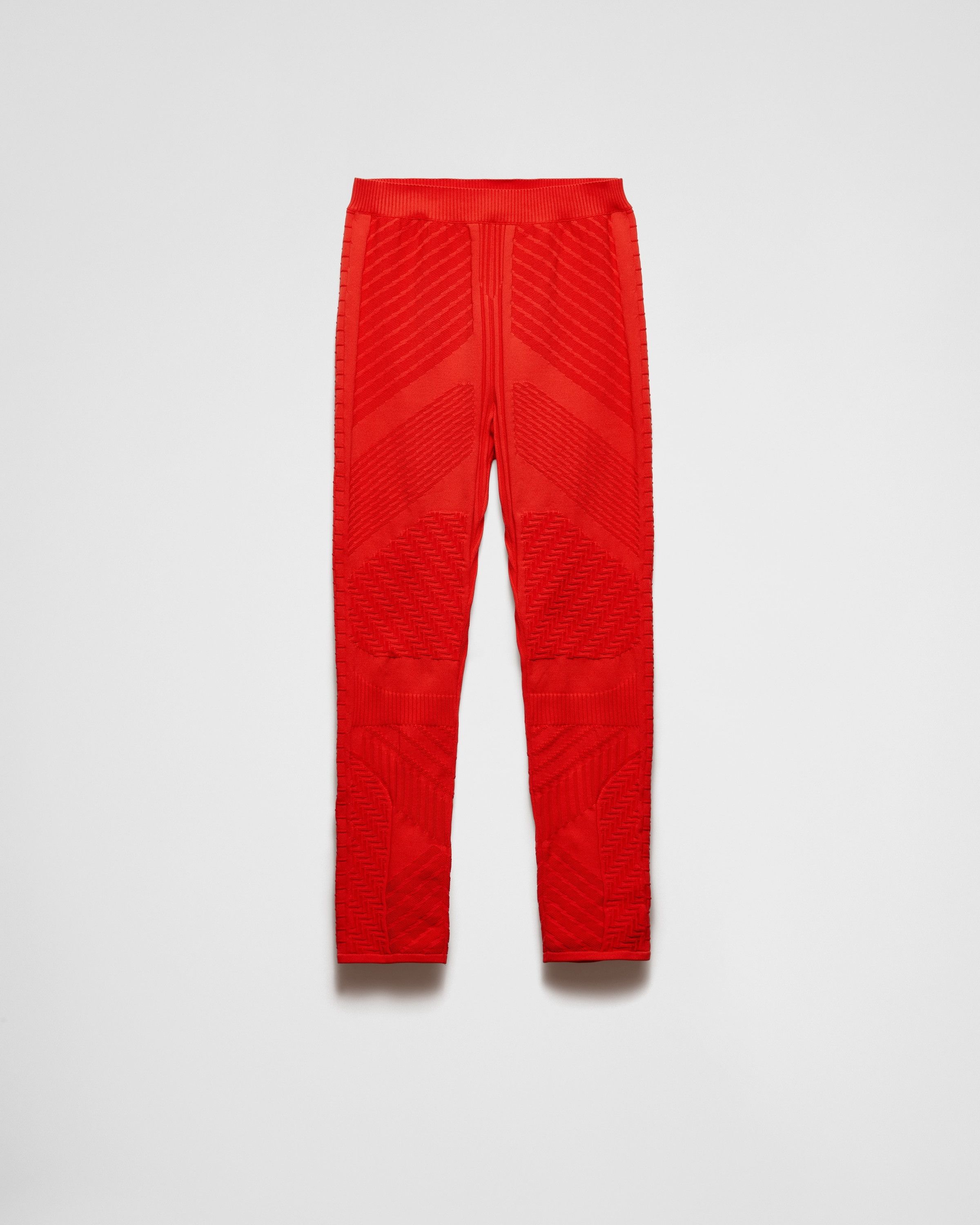Prada o1bcso1str1025 Nylon Technical Pants in Red Size US 30 / EU 46 - 1 Thumbnail