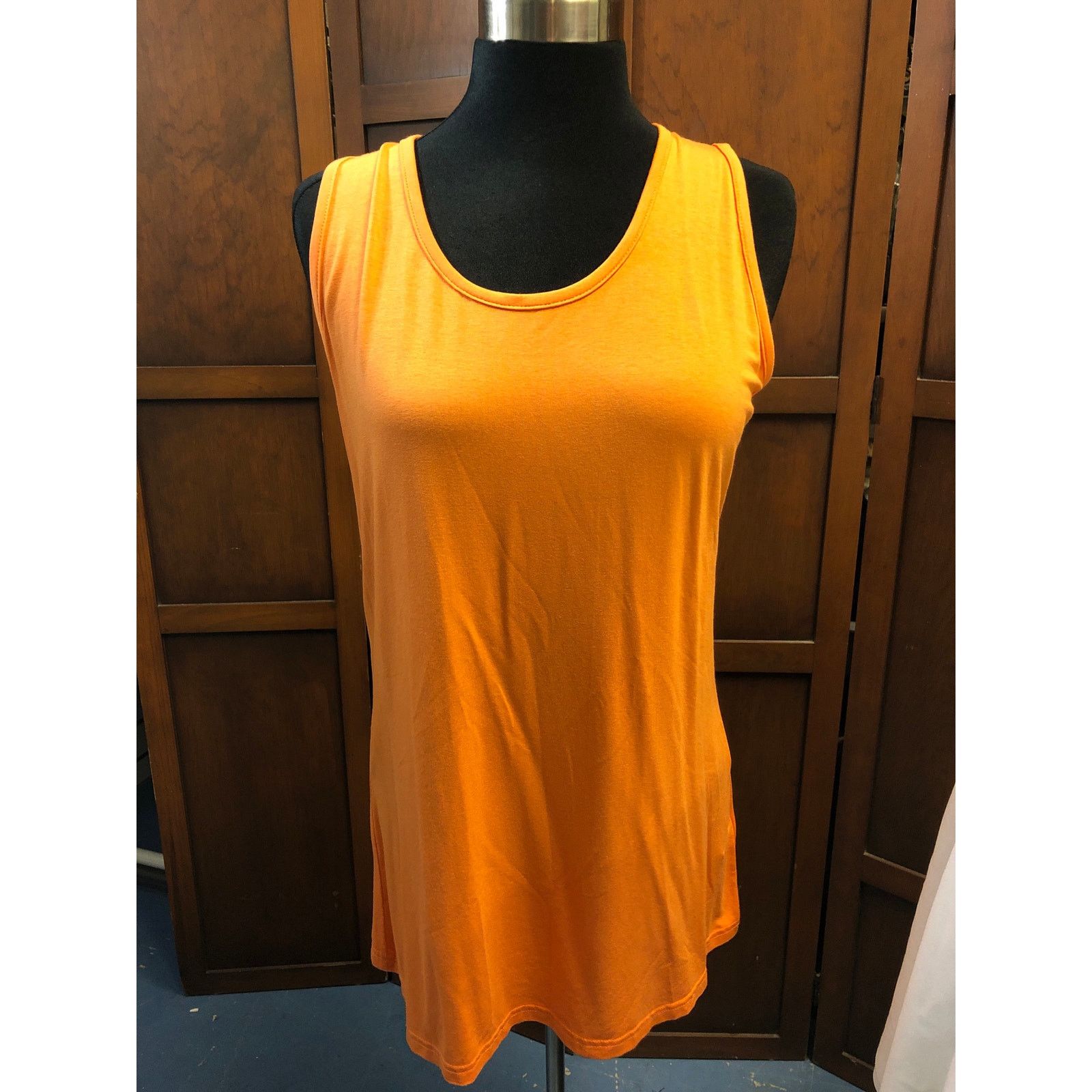 Other Women's Simply Noelle Orange Sleeveless Top L/XL Size XL / US 12-14 / IT 48-50 - 1 Thumbnail