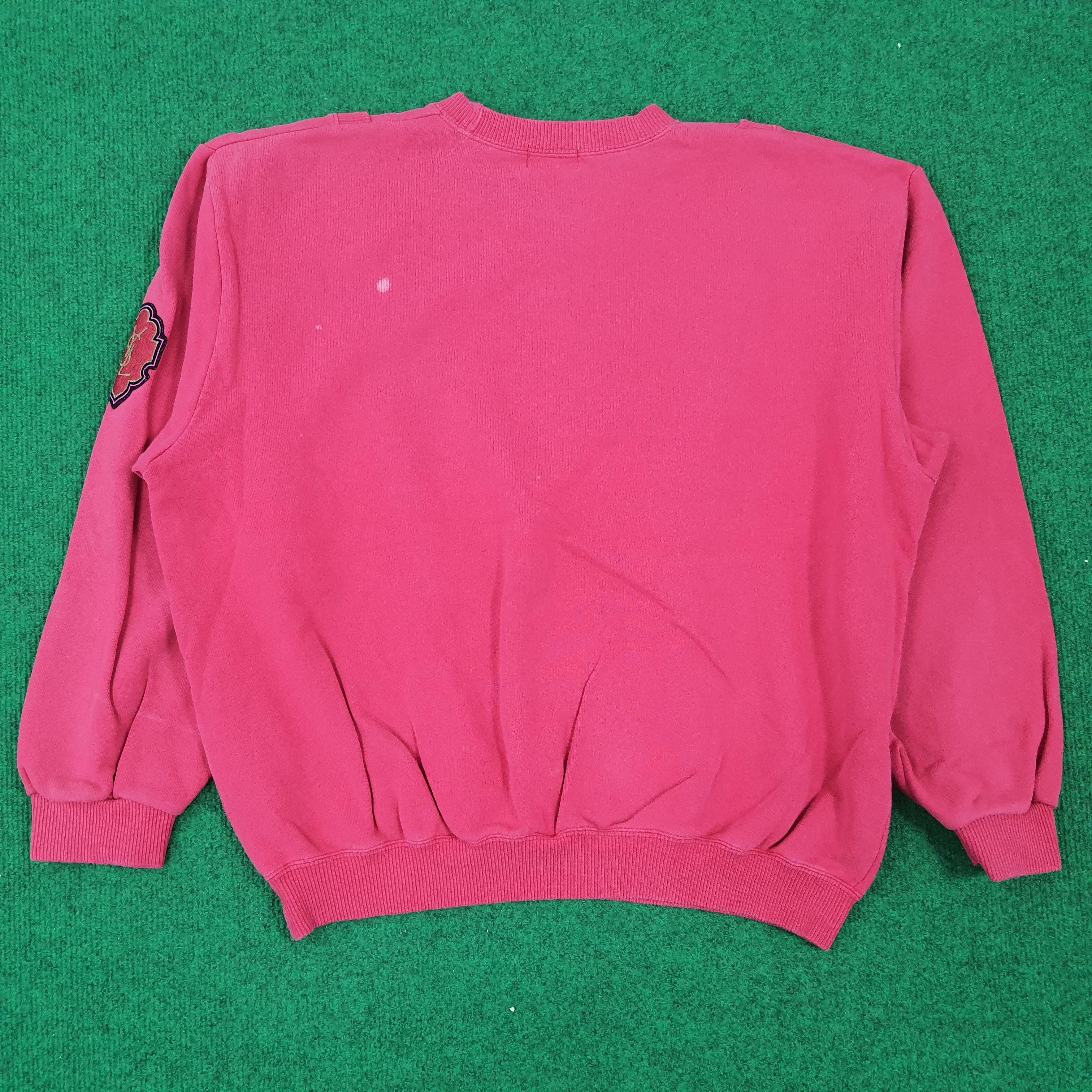 Vintage × Yves Saint Laurent Vintage Yves Saint Laurent Designer Sweatshirt C202N9 Size L / US 10 / IT 46 - 2 Thumbnail