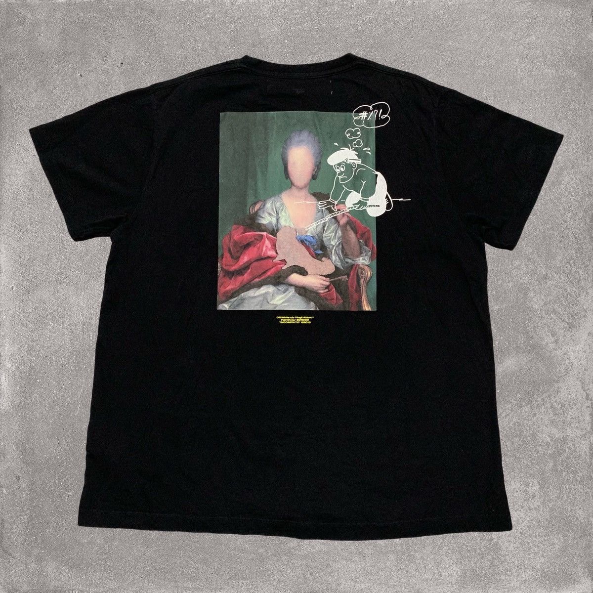 Off-White Off White Large Mariana De Silva Black Tee Virgil Abloh Size US L / EU 52-54 / 3 - 1 Thumbnail