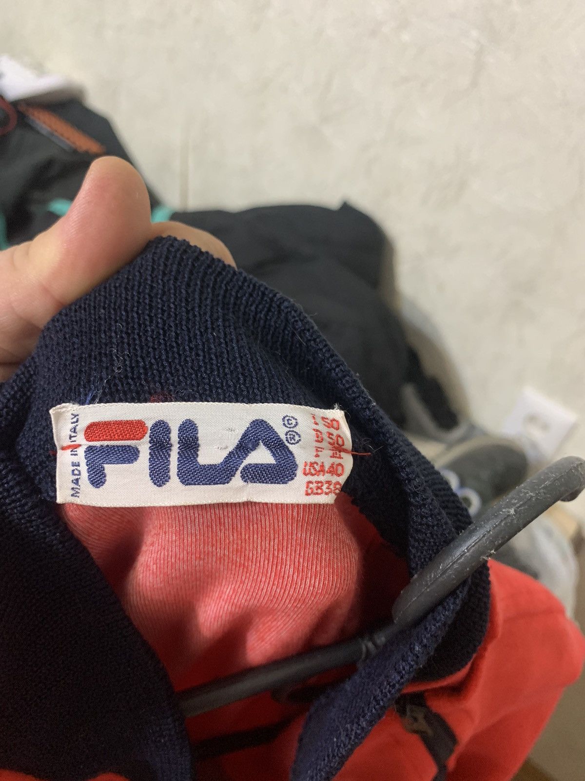 Fila × Vintage Vintage 80’s Rare Fila Tennis Track Zip Velvet Jacket Italy Size US L / EU 52-54 / 3 - 11 Thumbnail