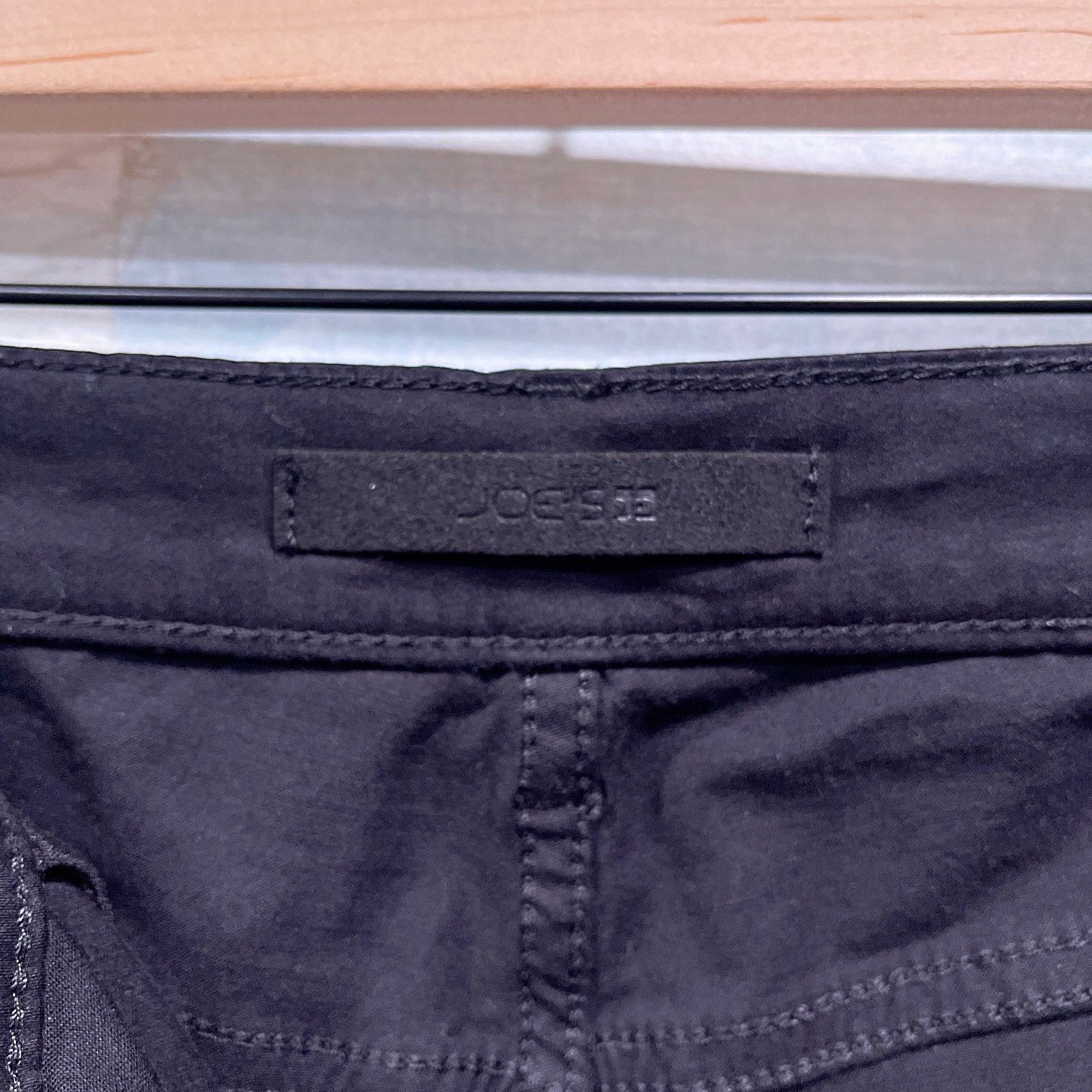 Other Joes Jeans Charlie High Rise Skinny Ankle Black Coated 29 Size 29" - 7 Thumbnail