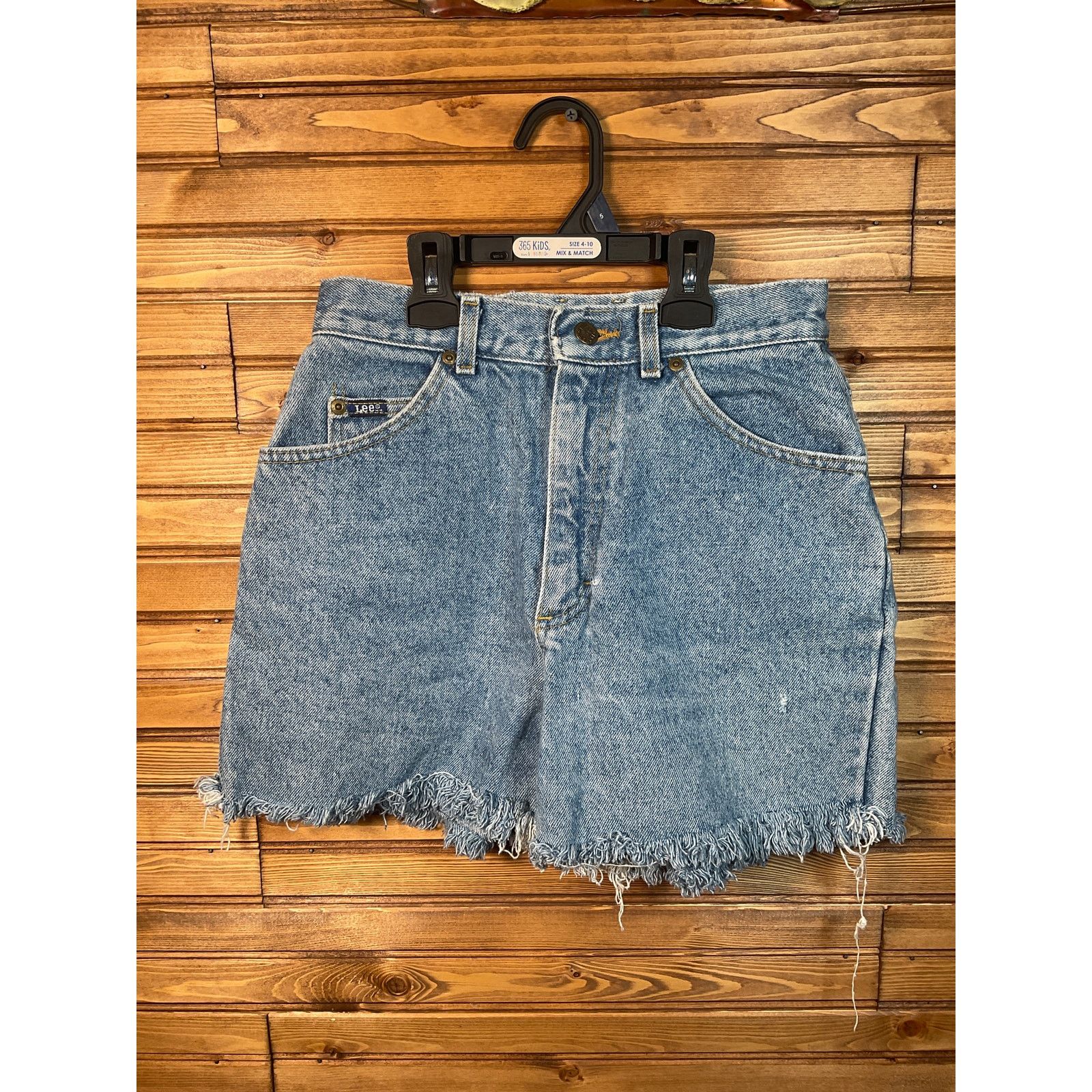Lee Vintage 1970s Lee R Mr Denim Cut Off Shorts 27.5 Waist High Size 27" / US 4 / IT 40 - 1 Thumbnail