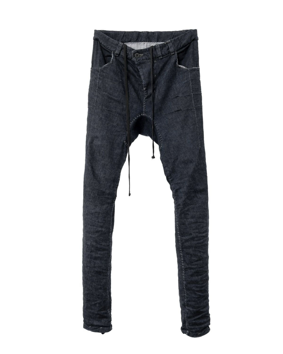 Boris Bidjan Saberi Boris Bidjan Saberi PH13 HS Handstitched Denim Pants Size US 34 / EU 50 - 1 Thumbnail