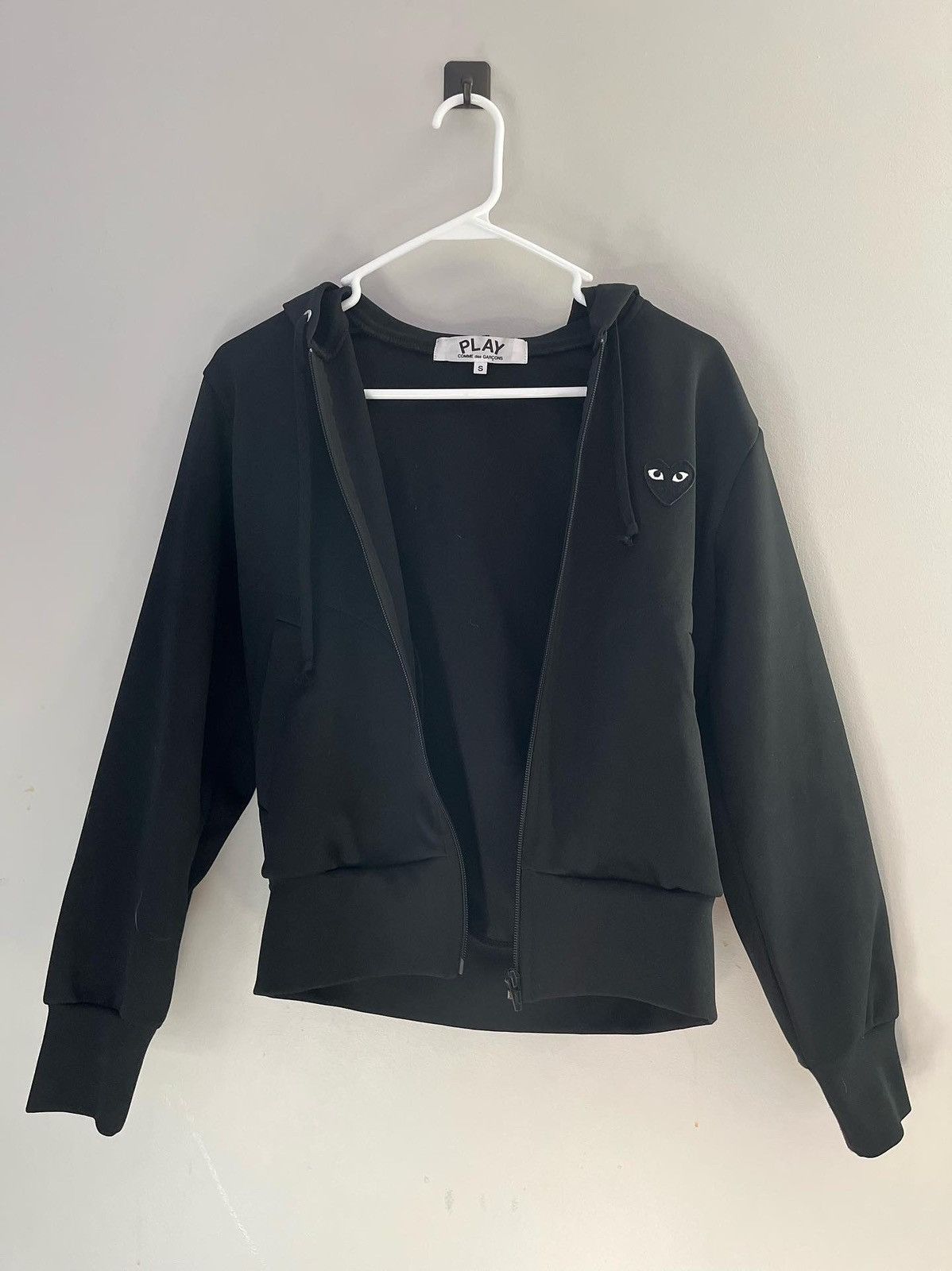 カ*ス様 2007AW COMME des GARCONS zip up hoo Comme des Garçons Play Zip-Up Double Heart Hoodie – Oneness