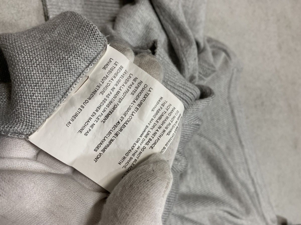 Comme des Garcons Y2k vintage 00s Grey embroidered Comme de Garcon cardigan Size XL / US 12-14 / IT 48-50 - 8 Thumbnail
