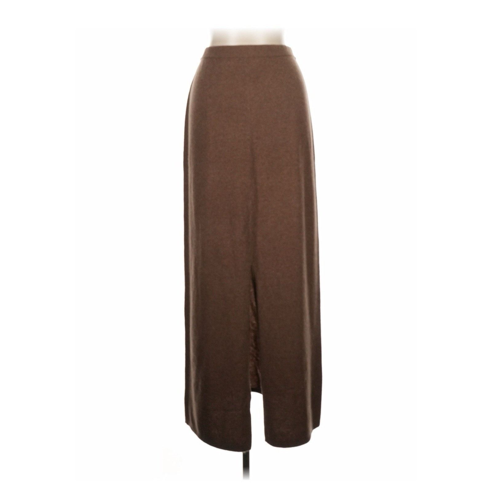 Other Roari Brown Cashmere Wool Pull On Maxi Ava Skirt Brown L Size 30" / US 8 / IT 44 - 3 Thumbnail