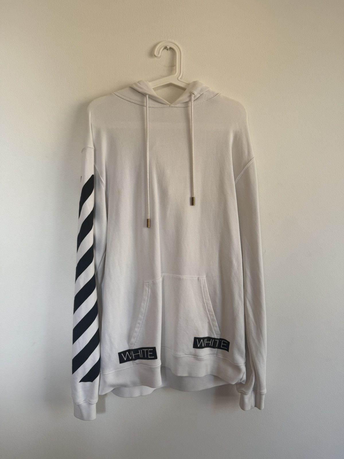 Off-White Off White “Blue Collar” Hoodie Size US L / EU 52-54 / 3 - 1 Thumbnail