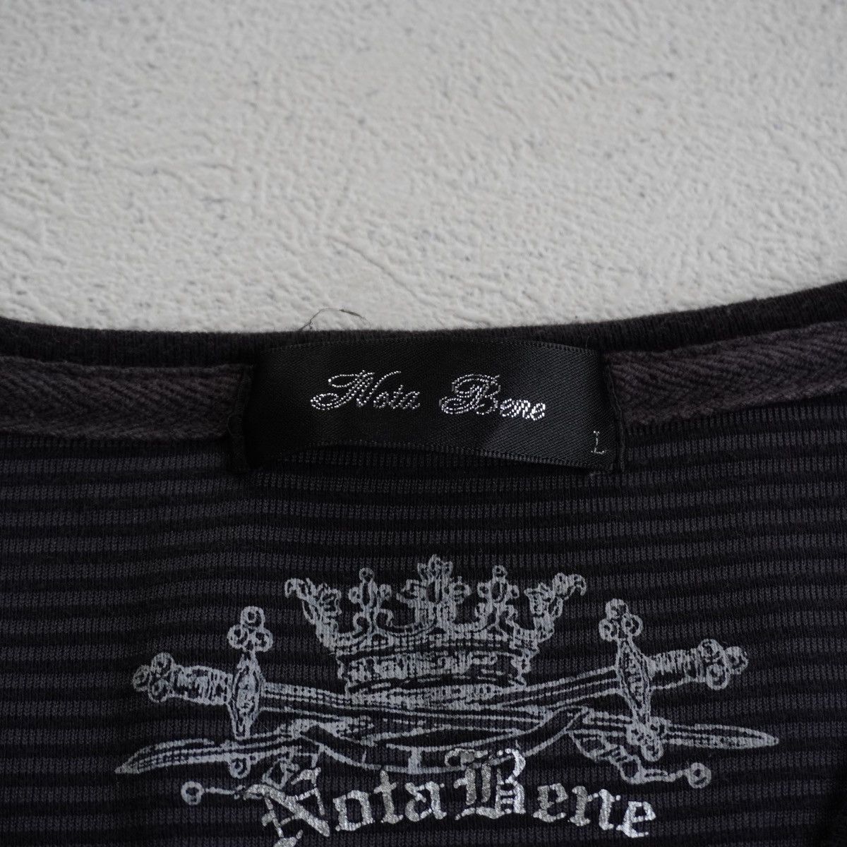 Japanese Notabene Stripe Longsleeve ifsixwasnine LGB style