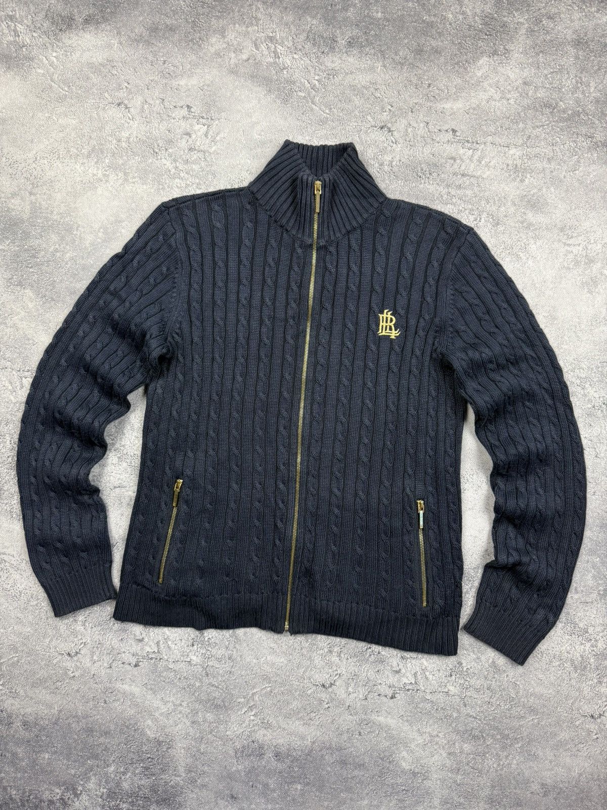 Polo Ralph Lauren Polo Ralph Lauren Green Label Cable Knit Full Zip Sweater Size M / US 6-8 / IT 42-44 - 3 Thumbnail