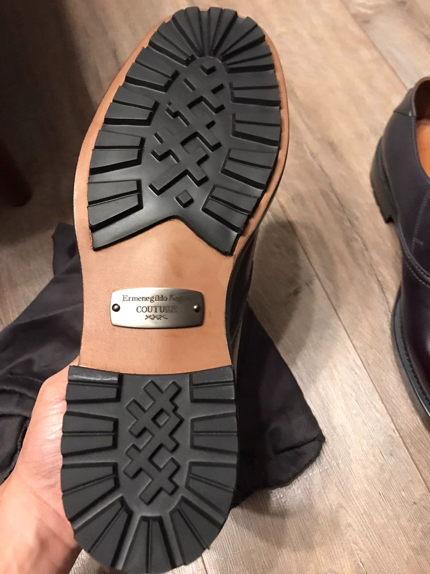 Ermenegildo Zegna Zegna Couture Gray Light Purple Casual Shoes 43.5 Size US 10.5 / EU 43-44 - 5 Thumbnail