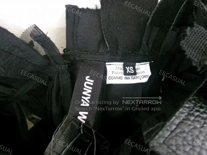 Other Comme Des Garcons Black multi-material drape dress Size XS / US 0-2 / IT 36-38 - 9 Thumbnail