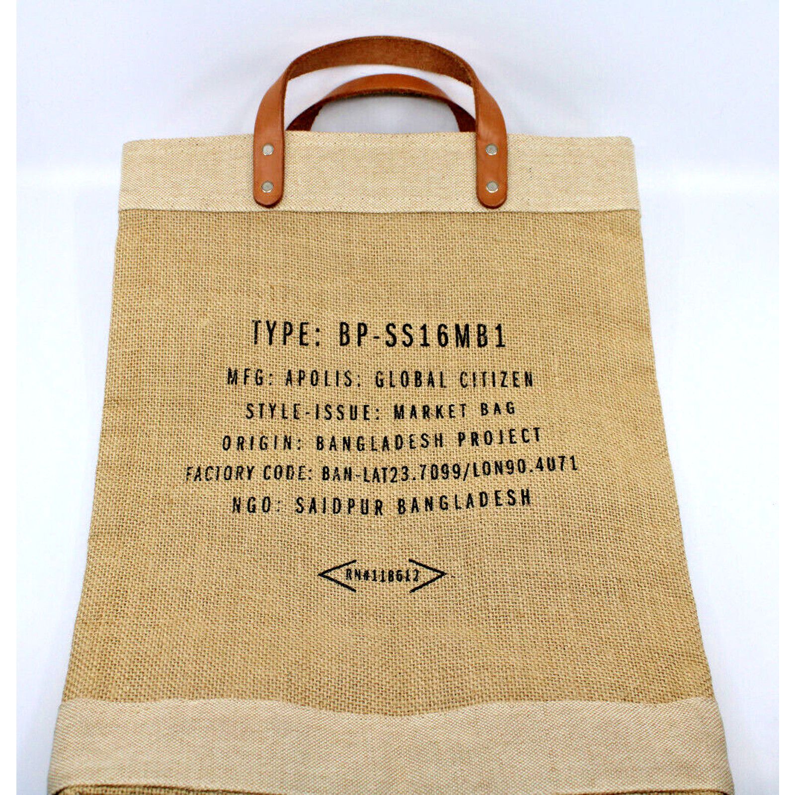Apolis APOLIS Global Citizen Venture LAFAYETTE Market Wine Tote Size ONE SIZE - 2 Thumbnail
