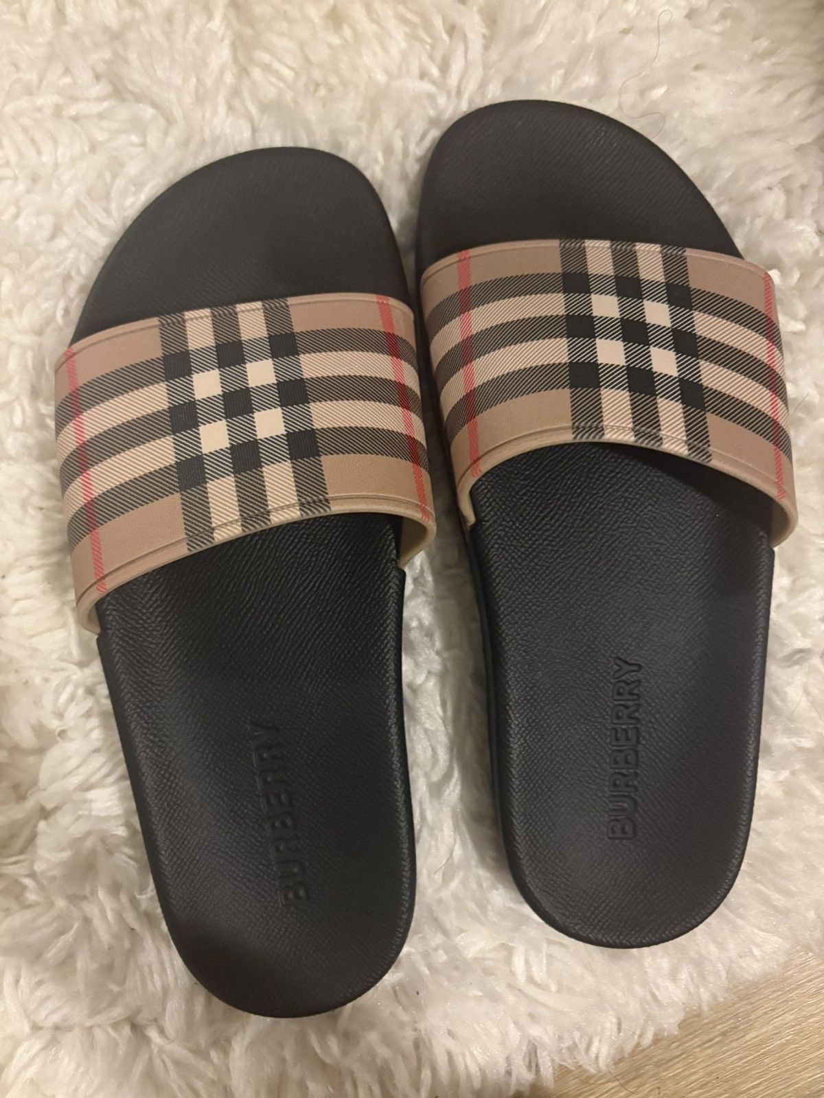 Burberry Burberry Furley Vintage Check Slide Sandals Size US 8 / IT 38 - 6 Thumbnail