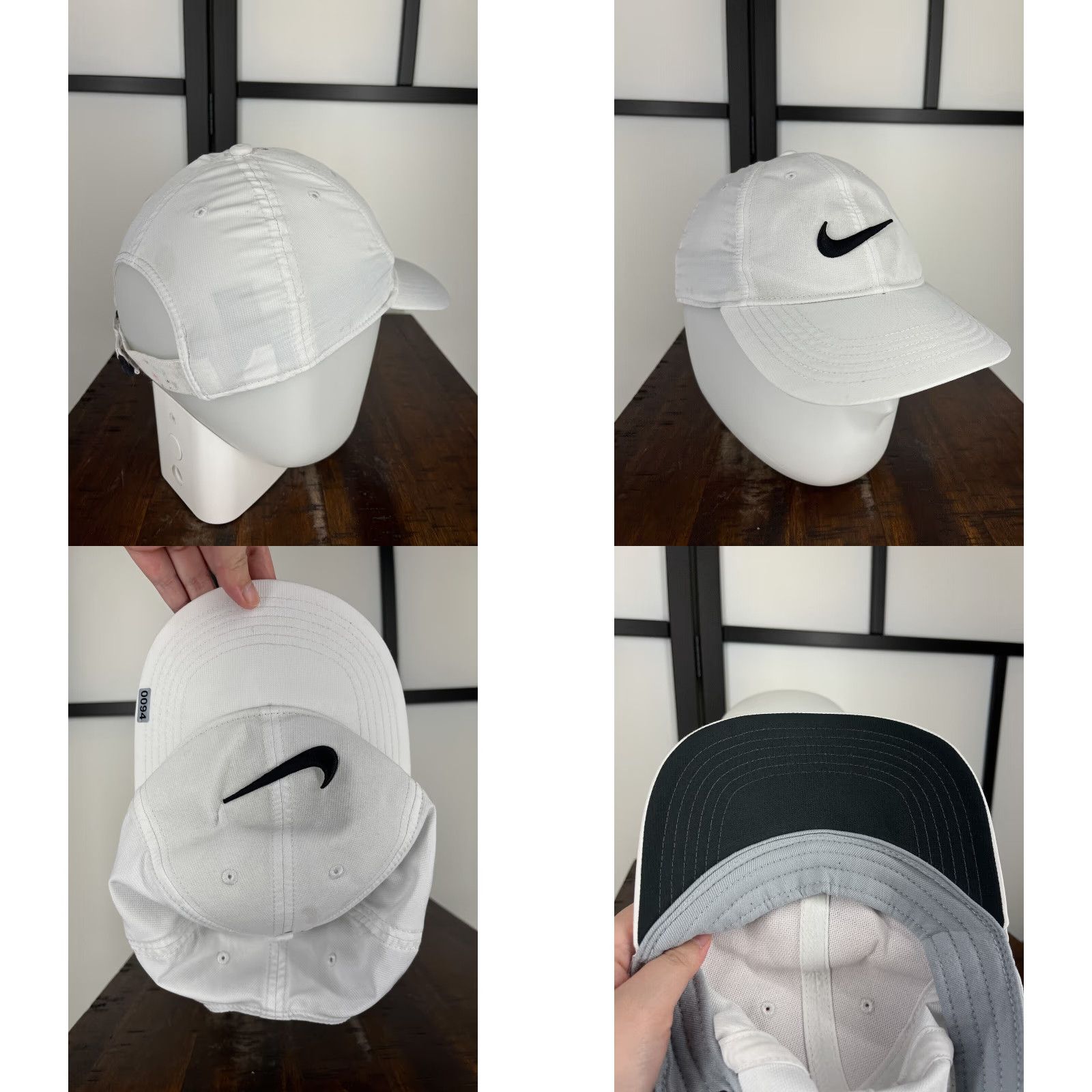 Nike Nike Hat Cap Strap Back Adult One Size White Legacy91 Dri-Fit Polyester Golfer Size ONE SIZE - 8 Thumbnail