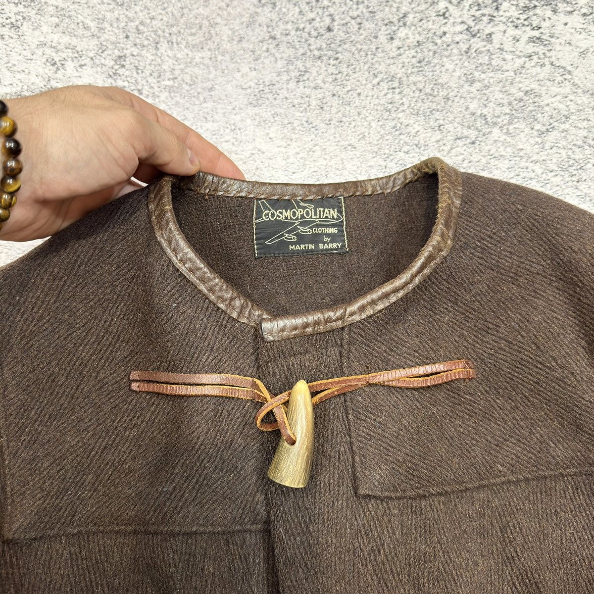Designer × Vintage Martin Barry Handmade Wool Duffle Coat England Size S Size US S / EU 44-46 / 1 - 7 Thumbnail