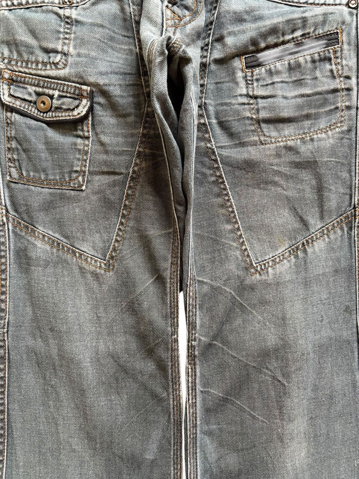 Japanese Brand Vintage Nicole Club For Men Tactical Bush Pant Flare Jeans Size US 28 / EU 44 - 5 Thumbnail