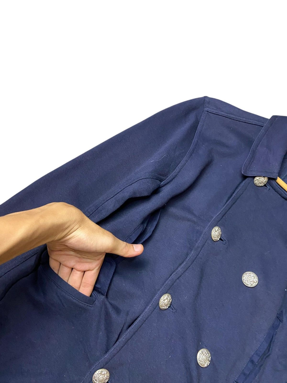 Japanese Brand × Polo Ralph Lauren × Vintage Polo Ralph Lauren Double Breasted Wool Coat (118) Size US XXS / EU 40 - 4 Thumbnail