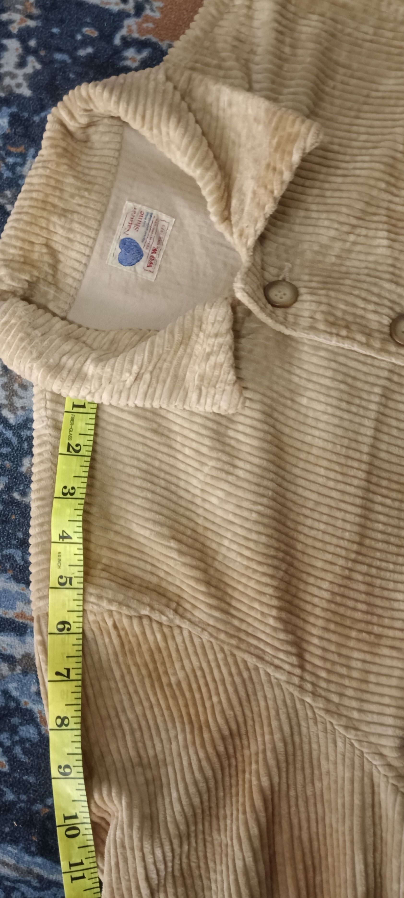 Japanese Brand Vintage🔥 Natural Shine WOW Coduroy Button Up Size US XL / EU 56 / 4 - 12 Thumbnail