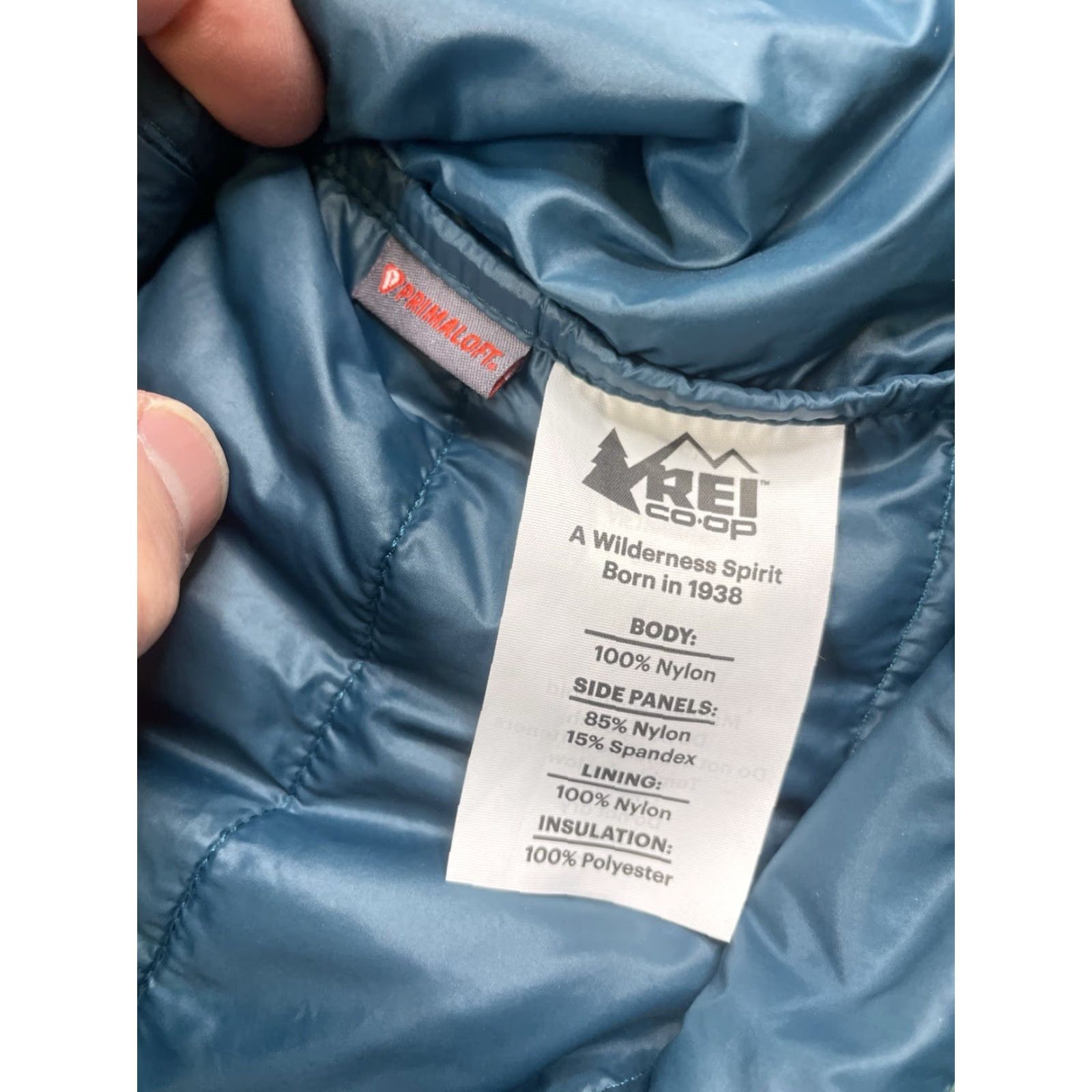 Vintage REI Co-op Flash Insulated Hybrid Jacket Men Small Packable Nylon Green Full Zip Primaloft Lightweight Casual Workwear Travel Size US S / EU 44-46 / 1 - 5 Thumbnail