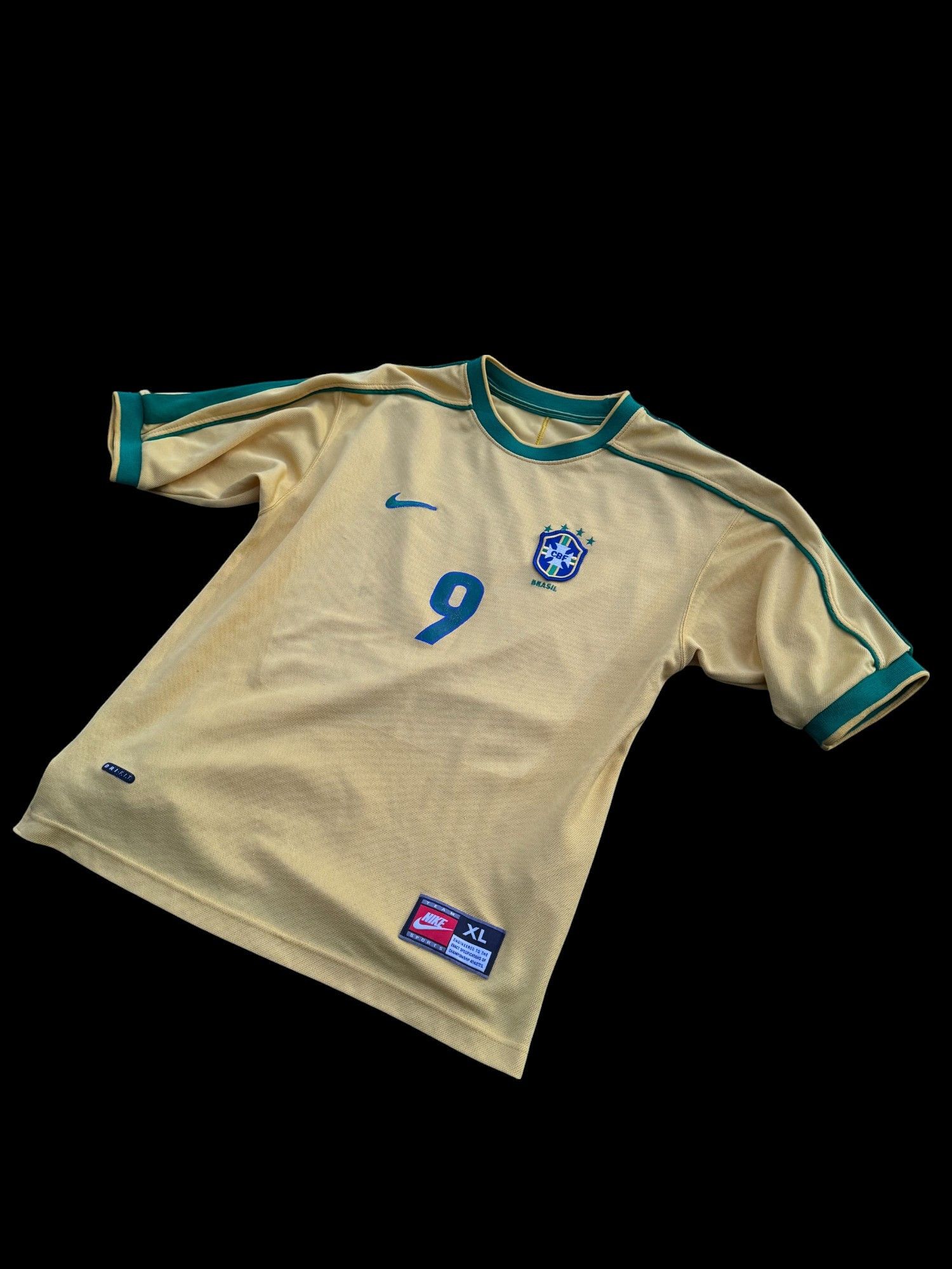 1998 Nike Brasil Ronaldo Vintage & Rare Jersey Football