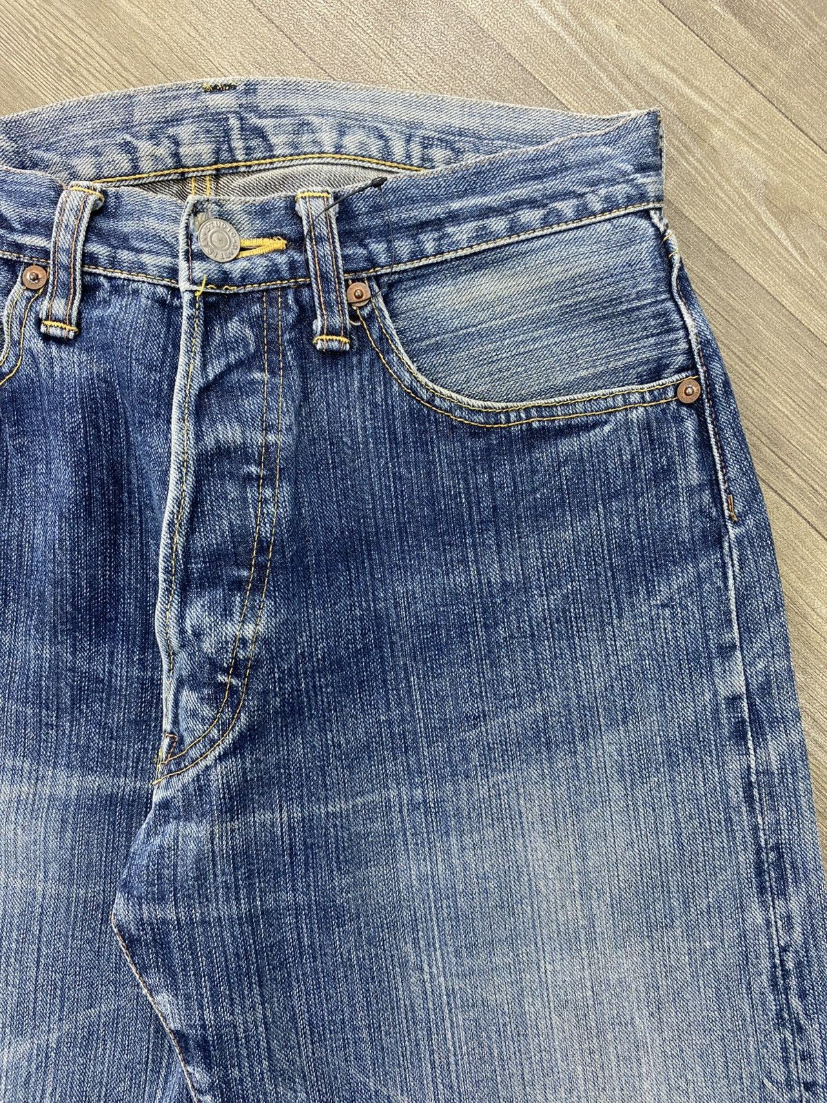 Studio D'Artisan 🇯🇵Vintage Studio D’artisan Japan Selvedge Distressed Jeans Size US 28 / EU 44 - 6 Thumbnail