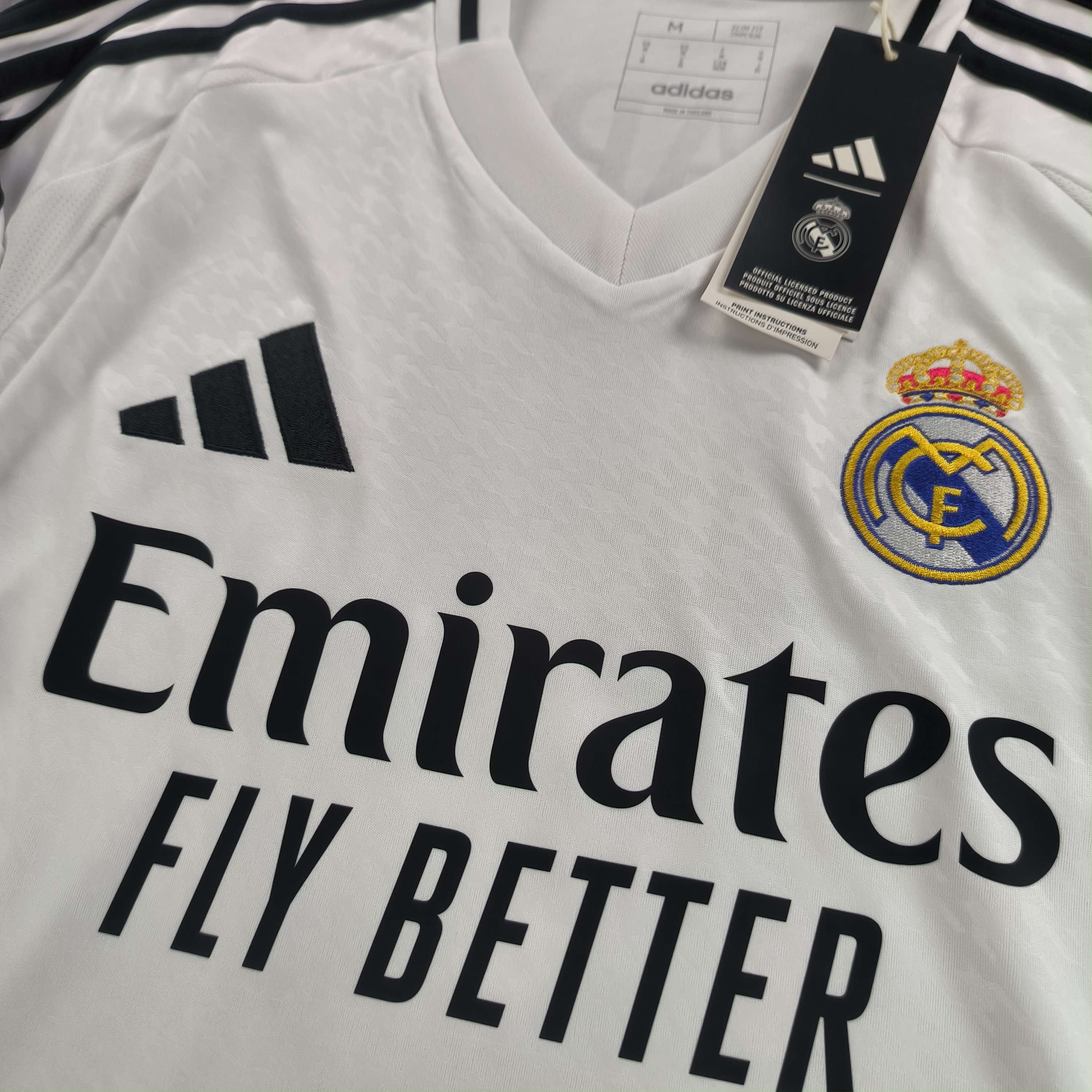 Adidas NEW Real Madrid 2024-25 home UCL Mbappe football jersey sz M Size US M / EU 48-50 / 2 - 3 Thumbnail