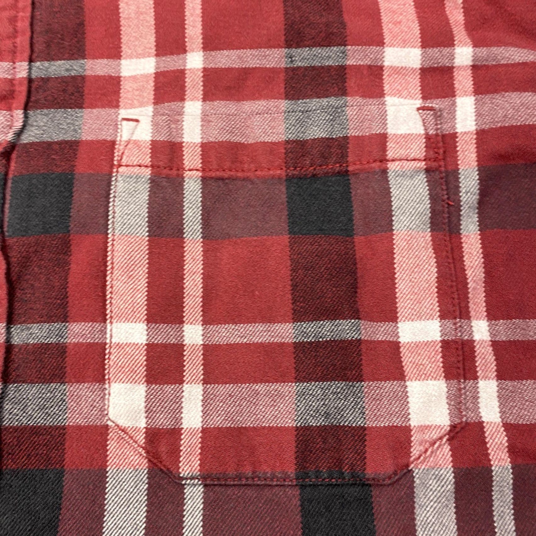 Eddie Bauer VINTAGE Eddie Bauer Shirt Mens Large Red Black Plaid Flannel Relaxed Fit Button-Down Casual 90s Mens Size US L / EU 52-54 / 3 - 2 Thumbnail