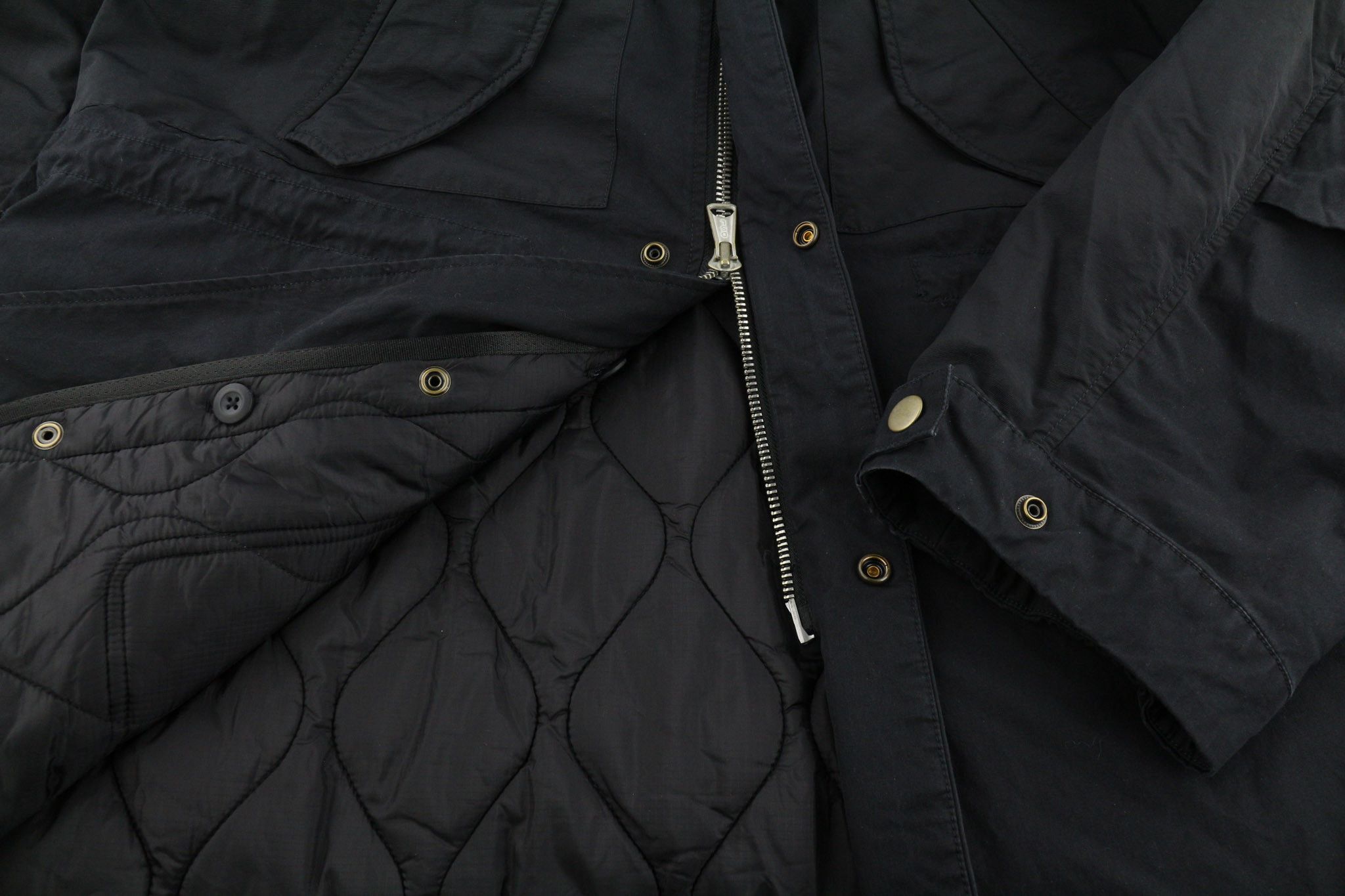 Diesel W-MILES L 2in1 Parka Drawstring Mid-Length Jacket 81747 Size US L / EU 52-54 / 3 - 7 Thumbnail