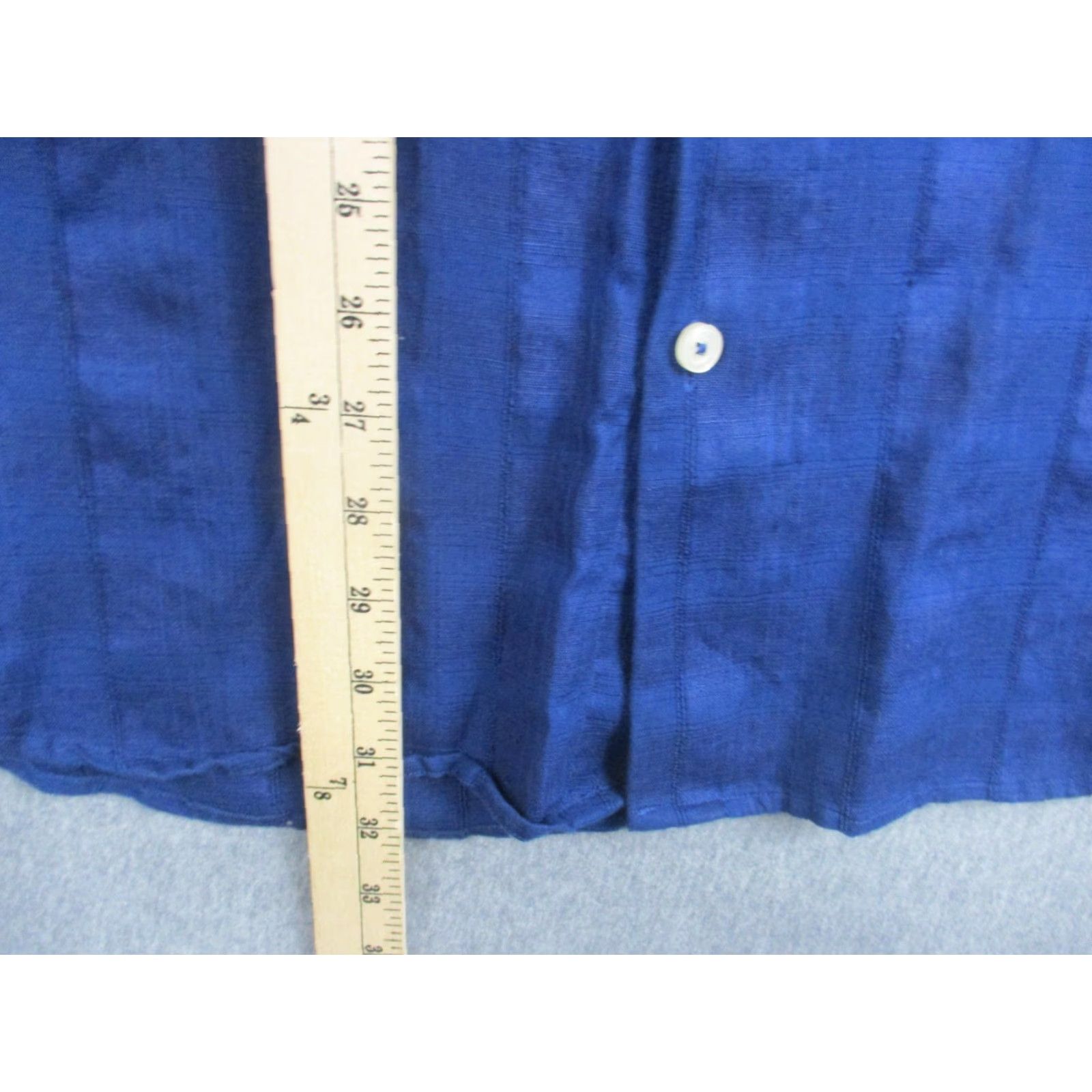 Tommy Bahama Tommy Bahama Shirt Mens XL Blue Linen Cotton Long Sleeve Button-Up Casual Pocket Shirt Size US XL / EU 56 / 4 - 5 Thumbnail