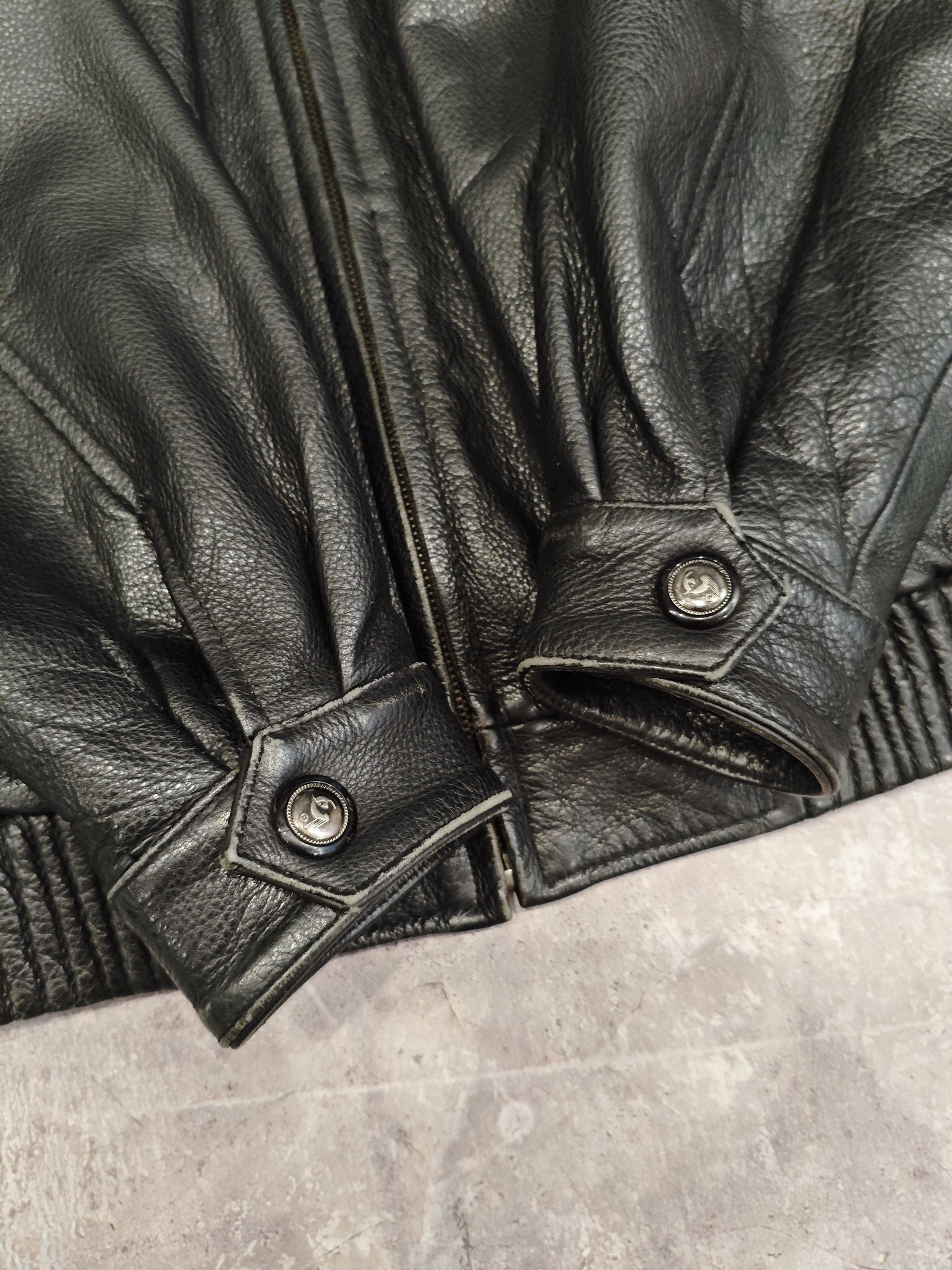 Genuine Leather × Vintage Hunter Horse 2000s Genuine Leather jacket Streetwear Luxury Size US L / EU 52-54 / 3 - 4 Thumbnail