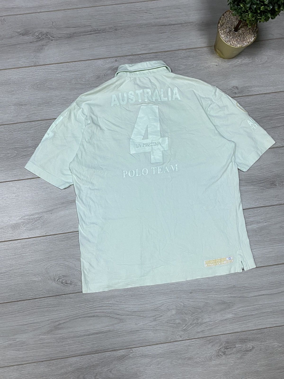 La Martina × Porsche Design La Martina Australia 4 big logo polo shirt Size US XXL / EU 58 / 5 - 10 Thumbnail