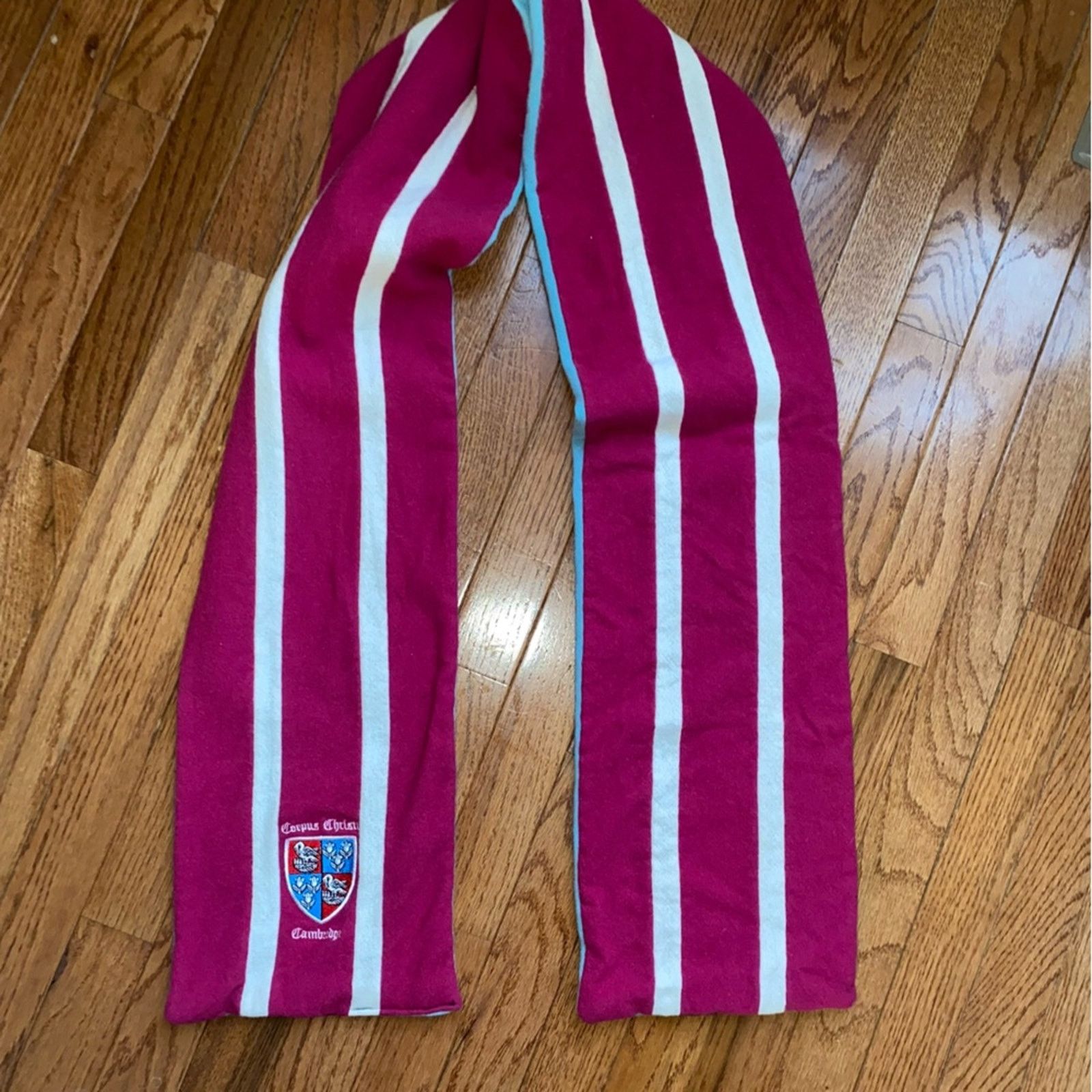Hardy Amies Vtg Ryder & Amies Cambridge Corpus Christi Wool Scarf Size ONE SIZE - 4 Thumbnail