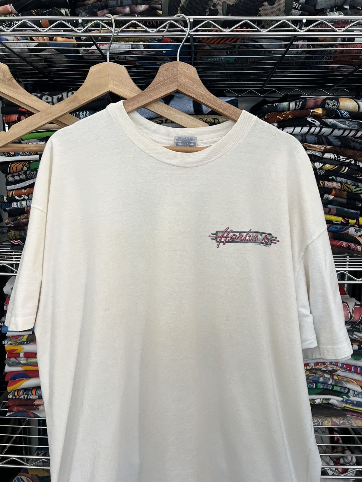 Hanes 1992 Herbies Hot Rods Diner Classic Cars Single Stitch Tee Size US XXL / EU 58 / 5 - 2 Thumbnail